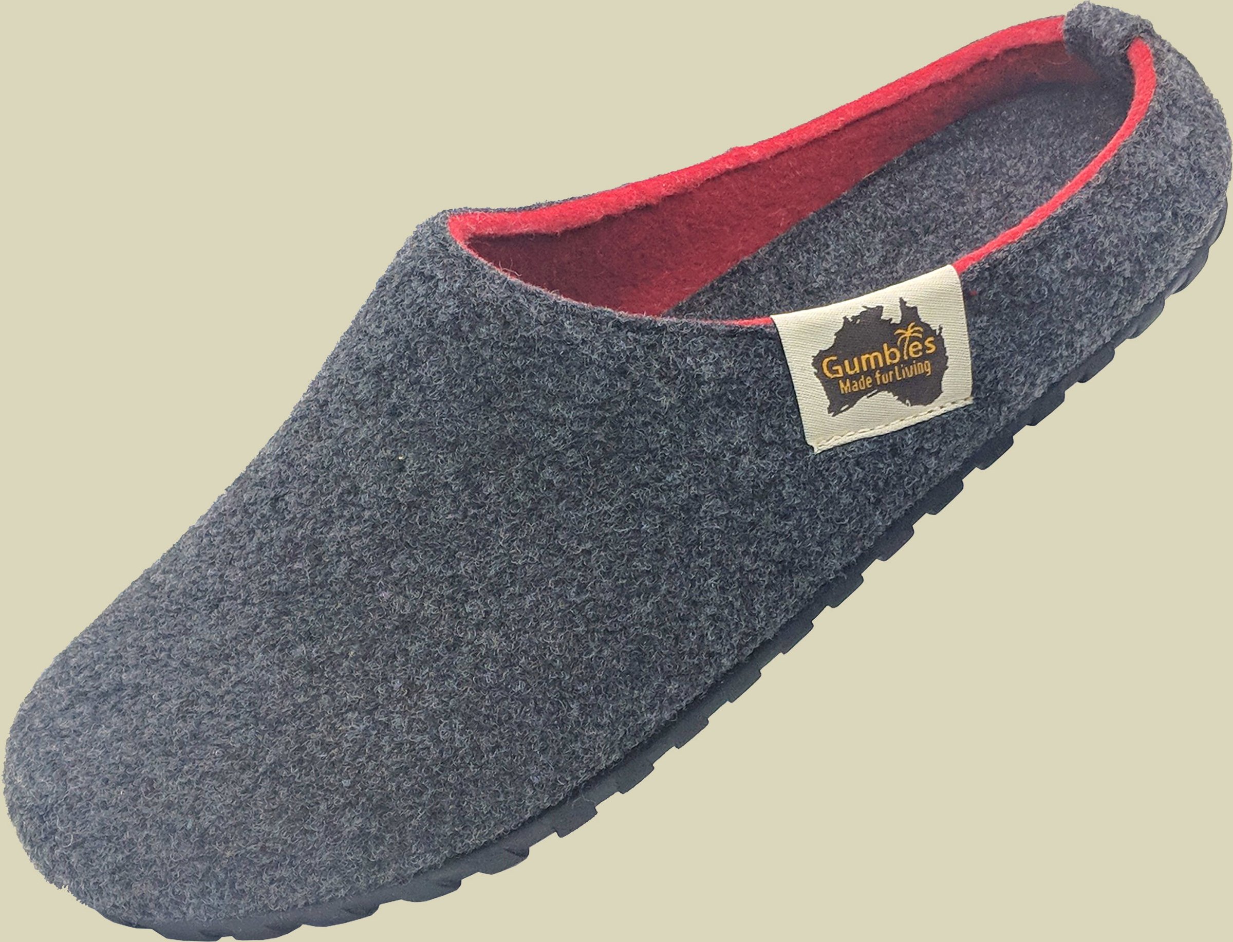 Outback Slipper Women Größe 40 Farbe charcoal/red