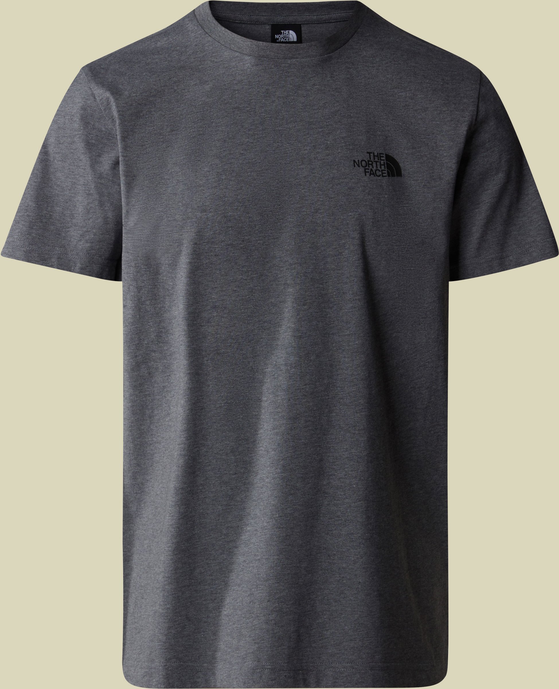 S/S Simple Dome Tee Men S grau - TNF medium grey heather