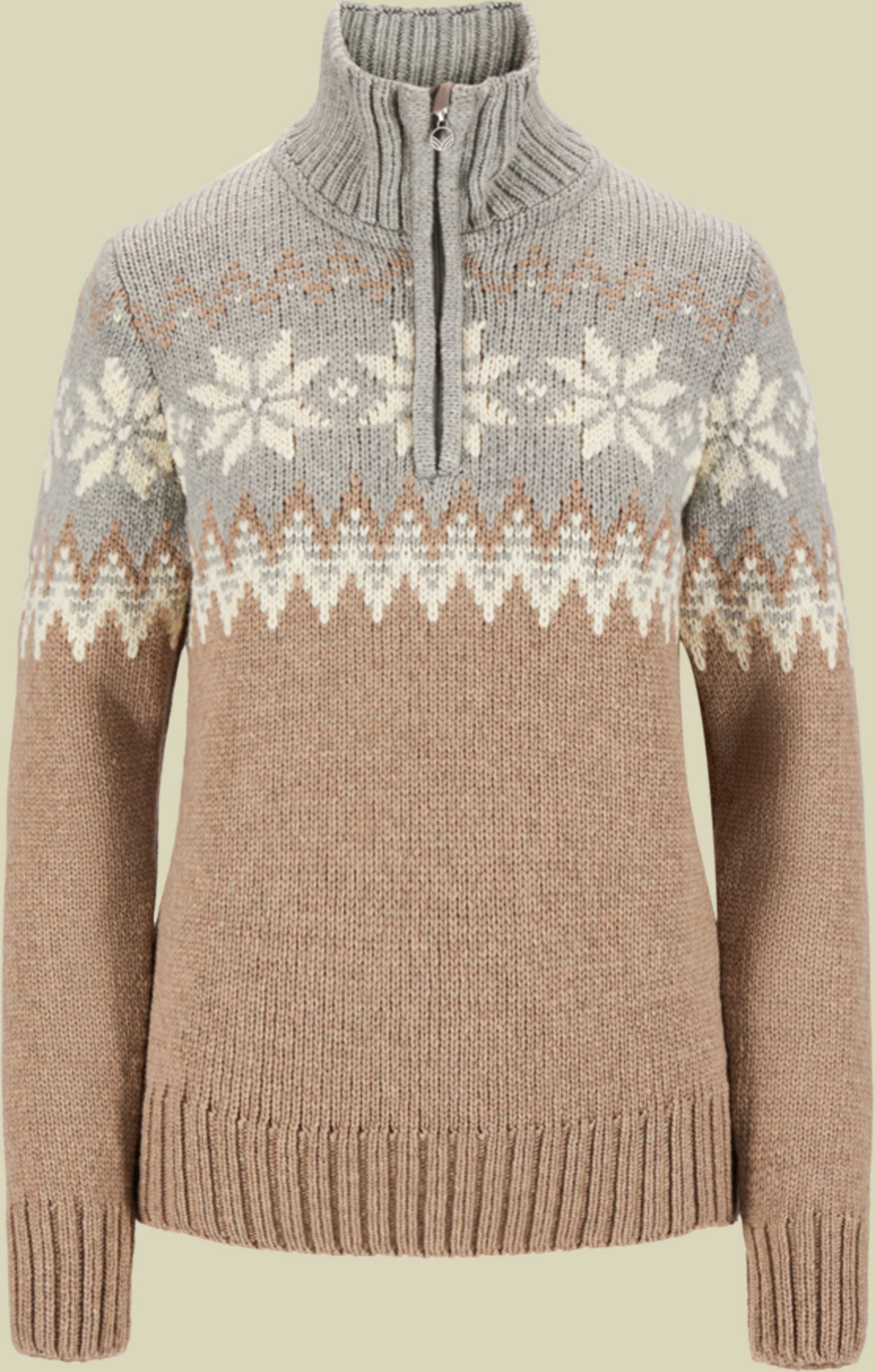 Myking Sweater Women braun XL - Farbe mountainstone lightcharcoal