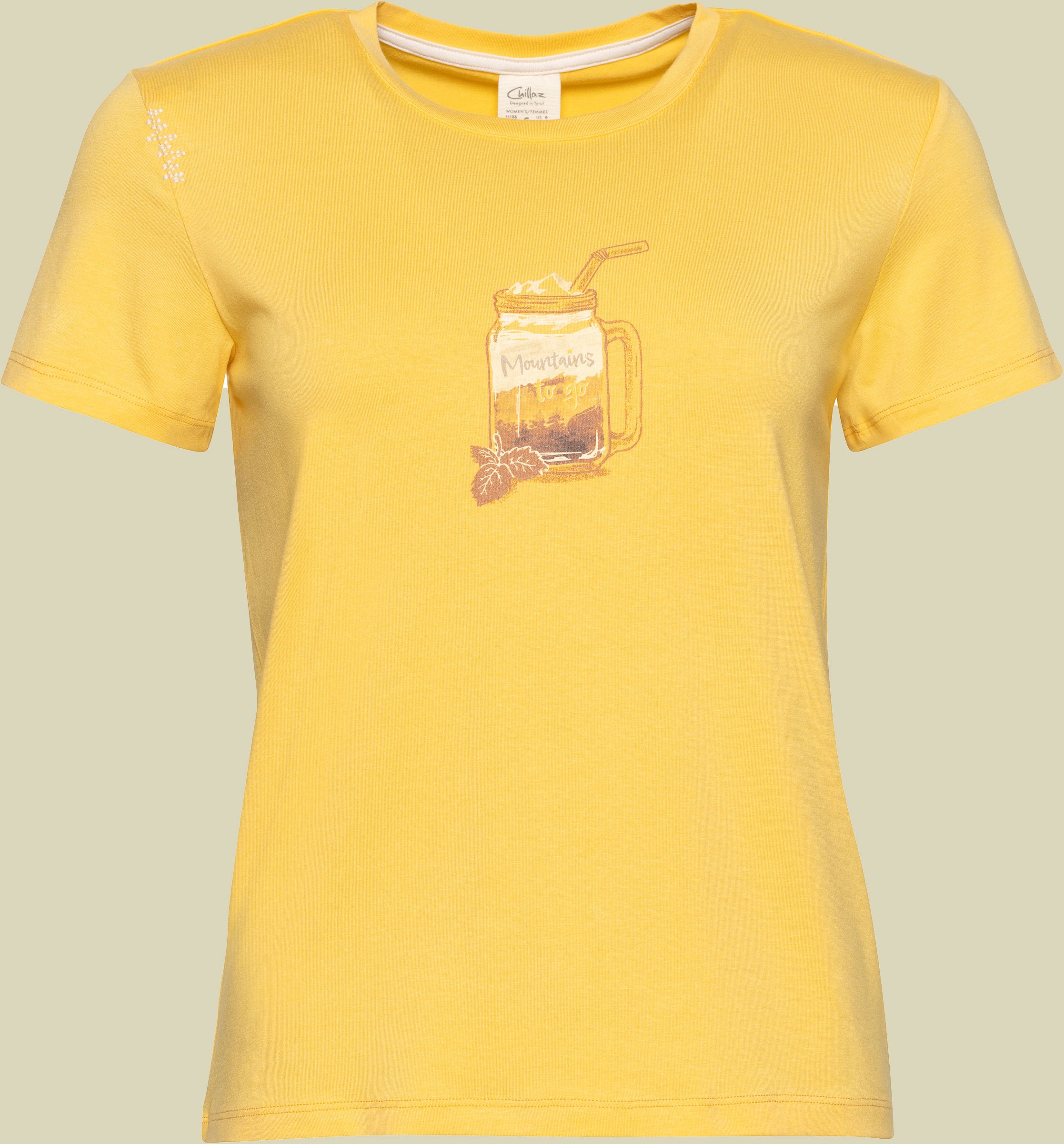 Iseo Mountains To Go Woman 38 gelb - Farbe yellow