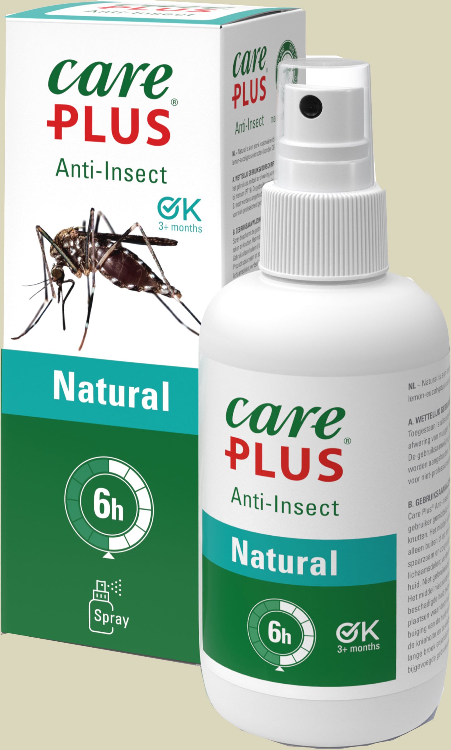 Care Plus Anti-Insect Natural Spray Citriodiol, 200 ml