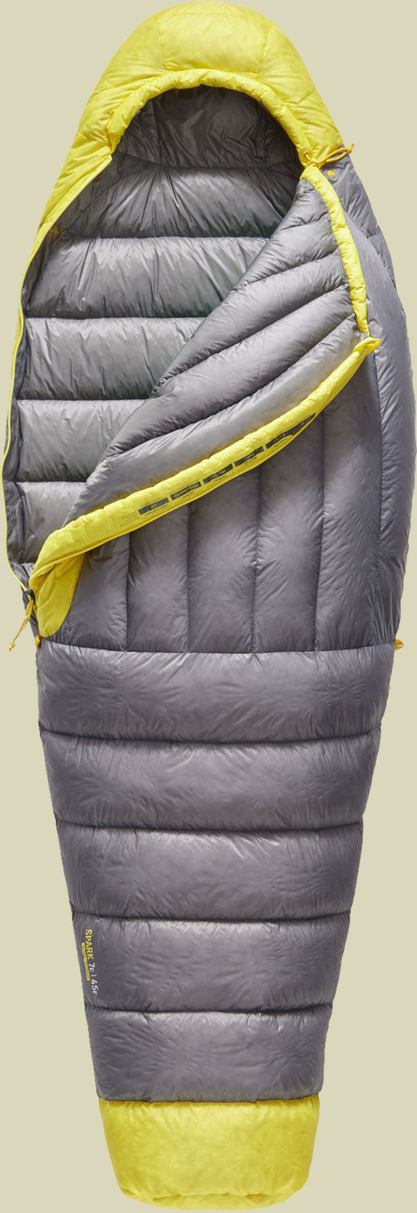 Spark Women´s -1C Down Sleeping Bag 170 cm grau - regular pewter grey