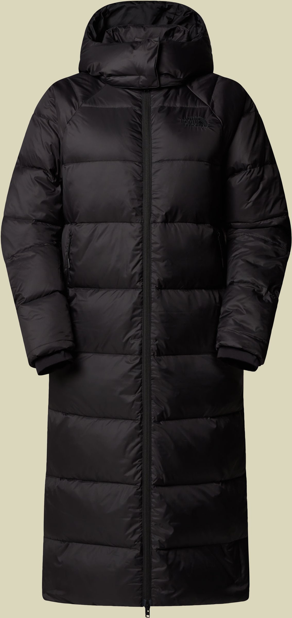 Hydrenalite City Long Down Hooded Parka Women M schwarz - TNF black