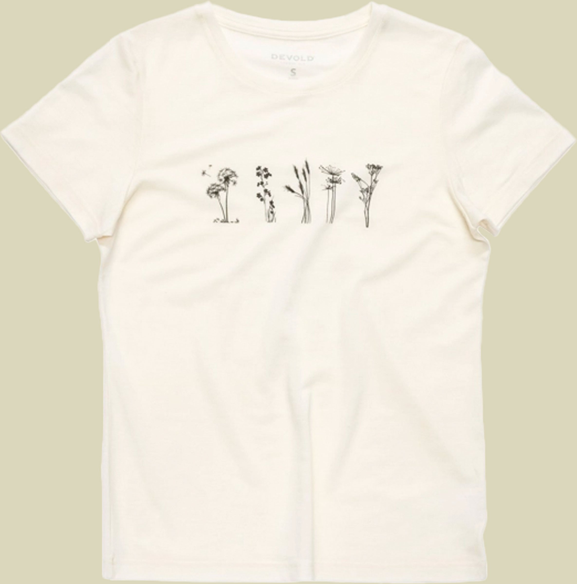 Classic Flowers Tee Woman L weiß - white
