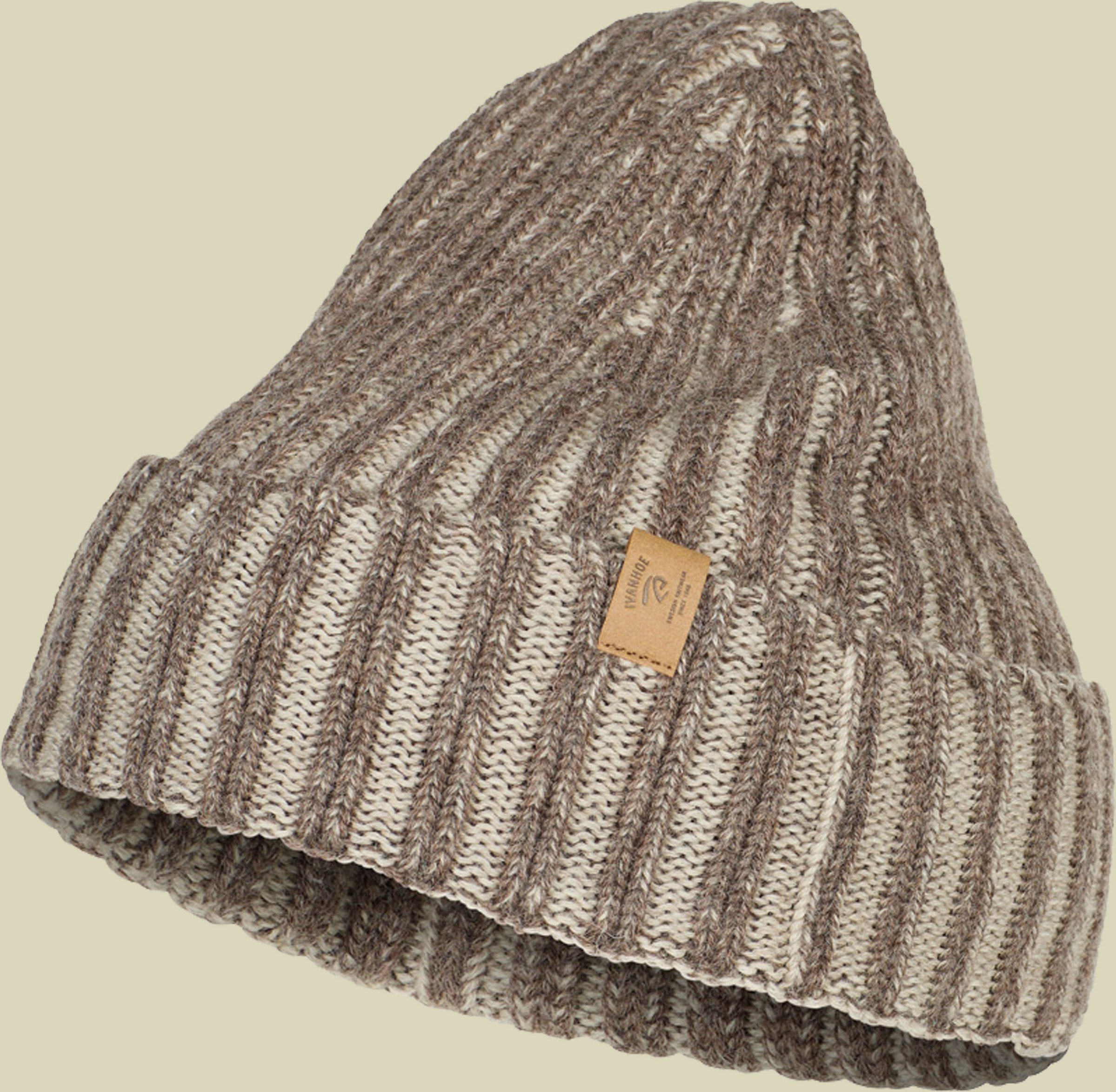 NLS Rib Hat Unisex one size braun - birch mouliné