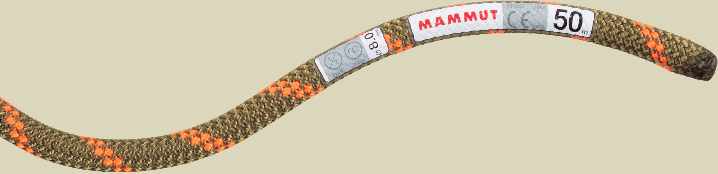 8.0 Alpine Dry Rope Dry Standard boa-safety orange 70 m - boa-safety orange