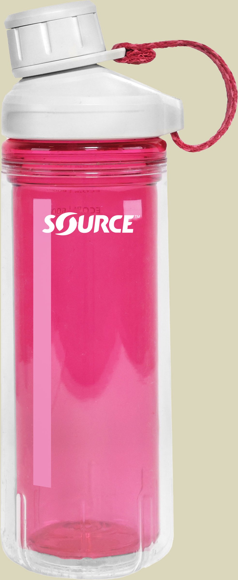 Eco Tritan double wall Volumen 0,6 Farbe berry red