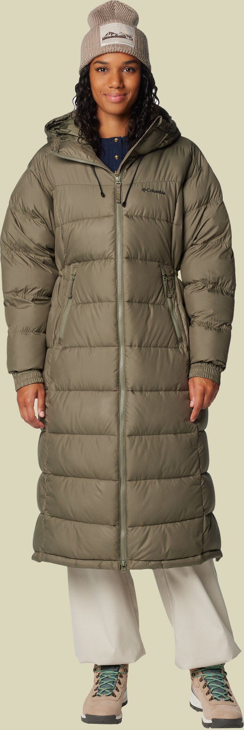 Pike Lake II Long Jacket Women S grün