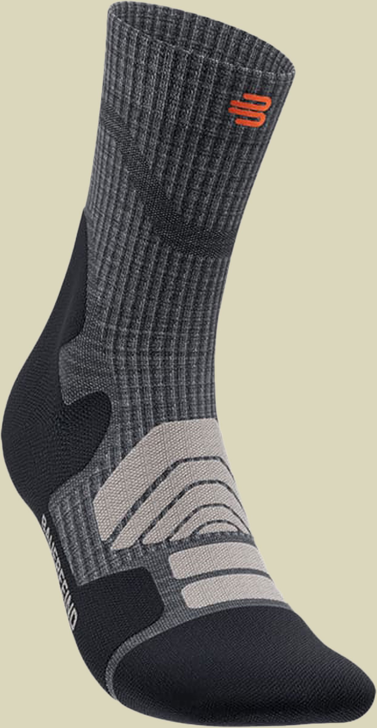 Outdoor Merino Mid Cut Socks Men 38-41 grau - lava grey