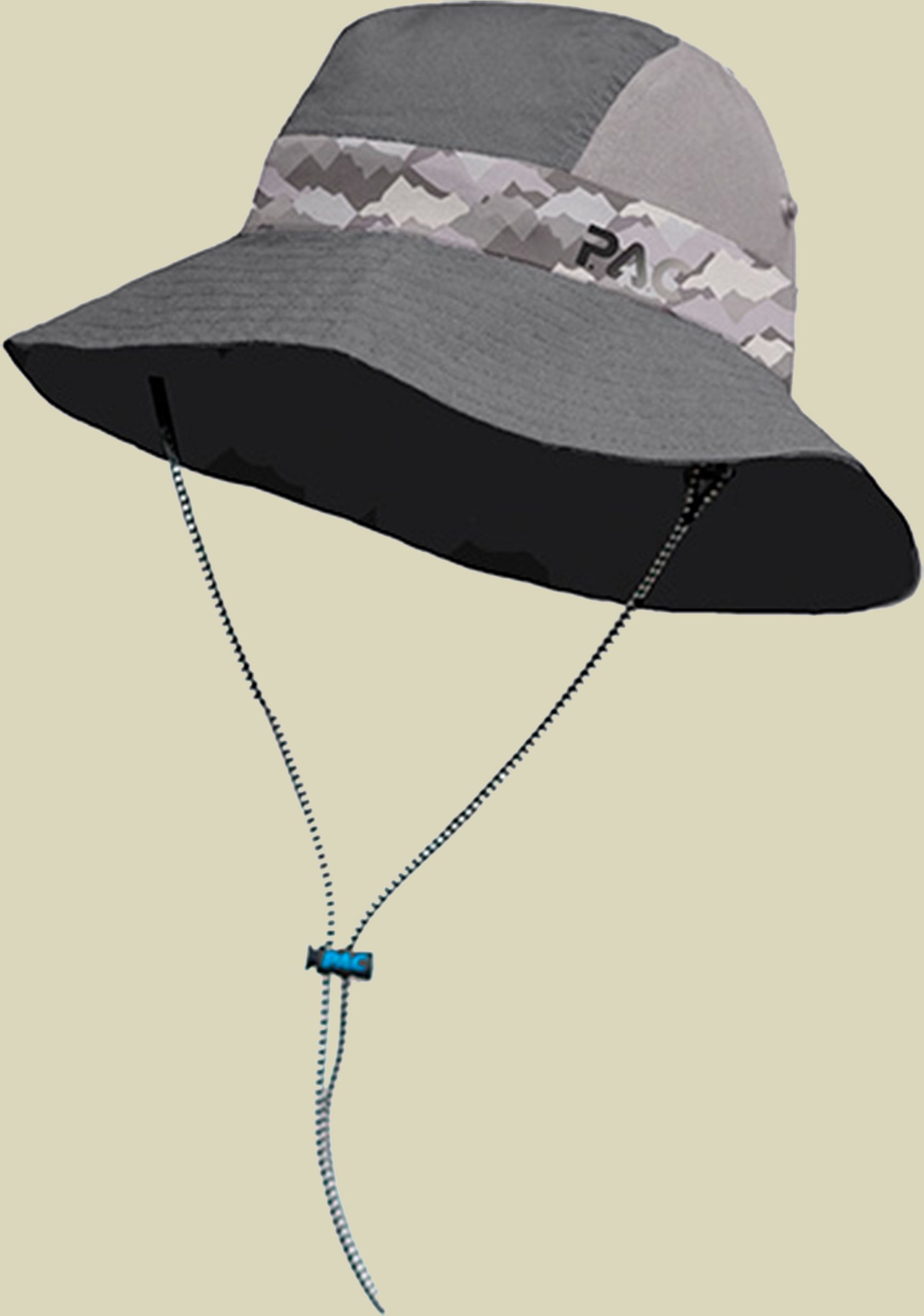 P.A.C. Boonie Hat Clyde one size grau - mounty AOP