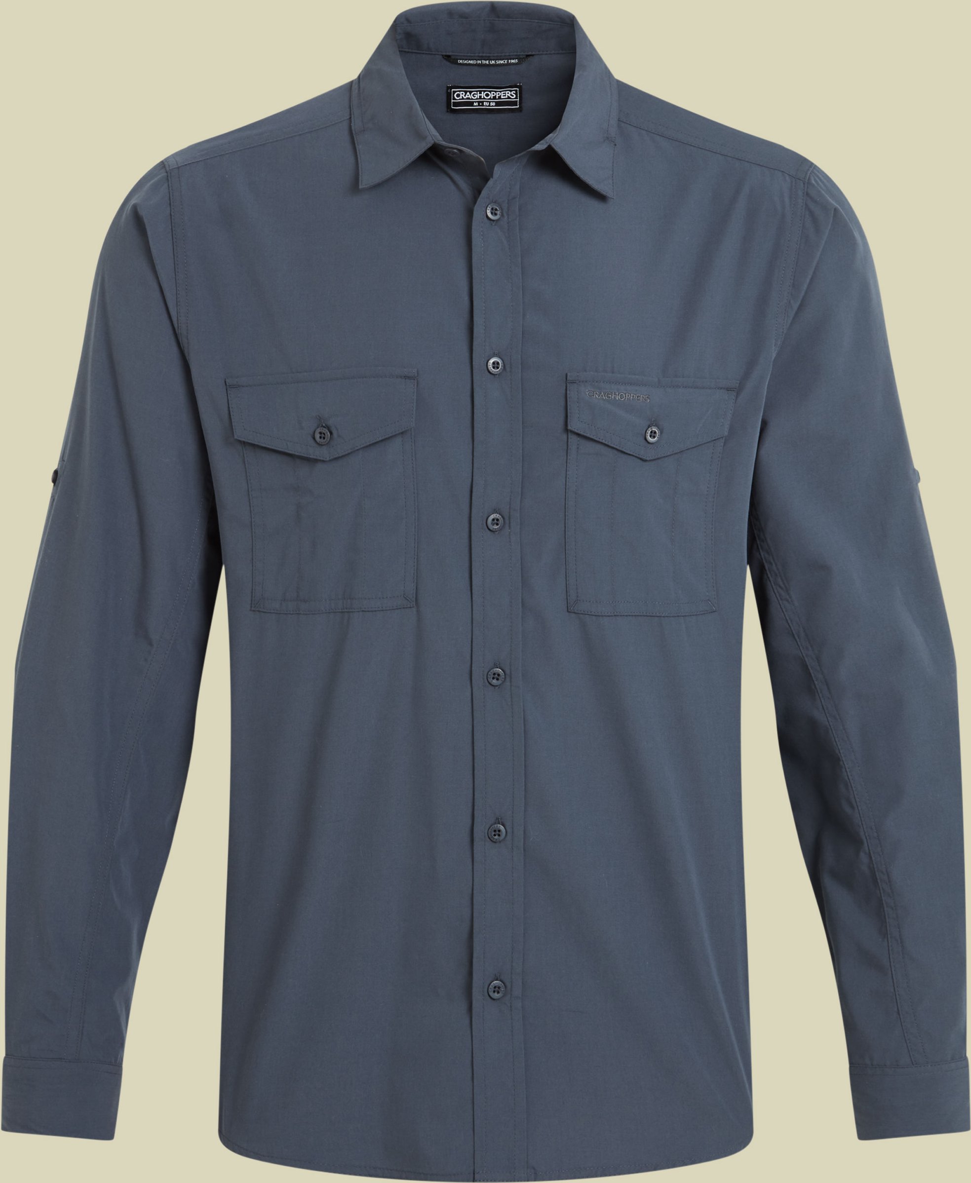 Kiwi II Long Sleeved Shirt Men XL blau - ombre blue