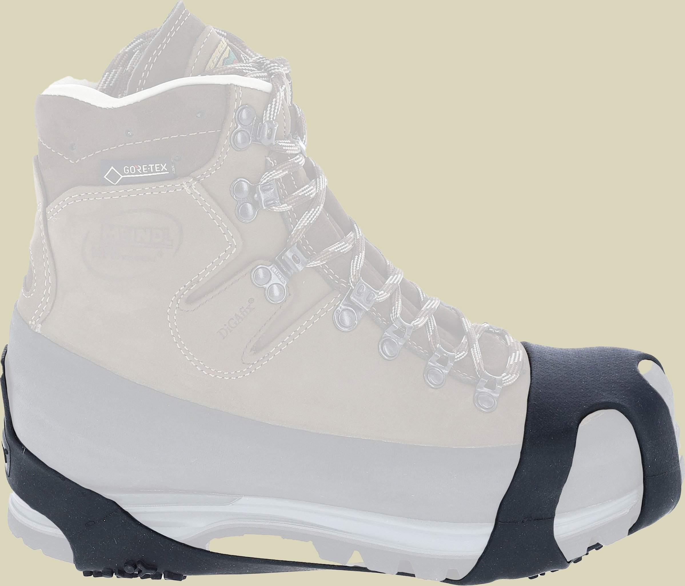 Crampons Garmo M schwarz - Farbe black