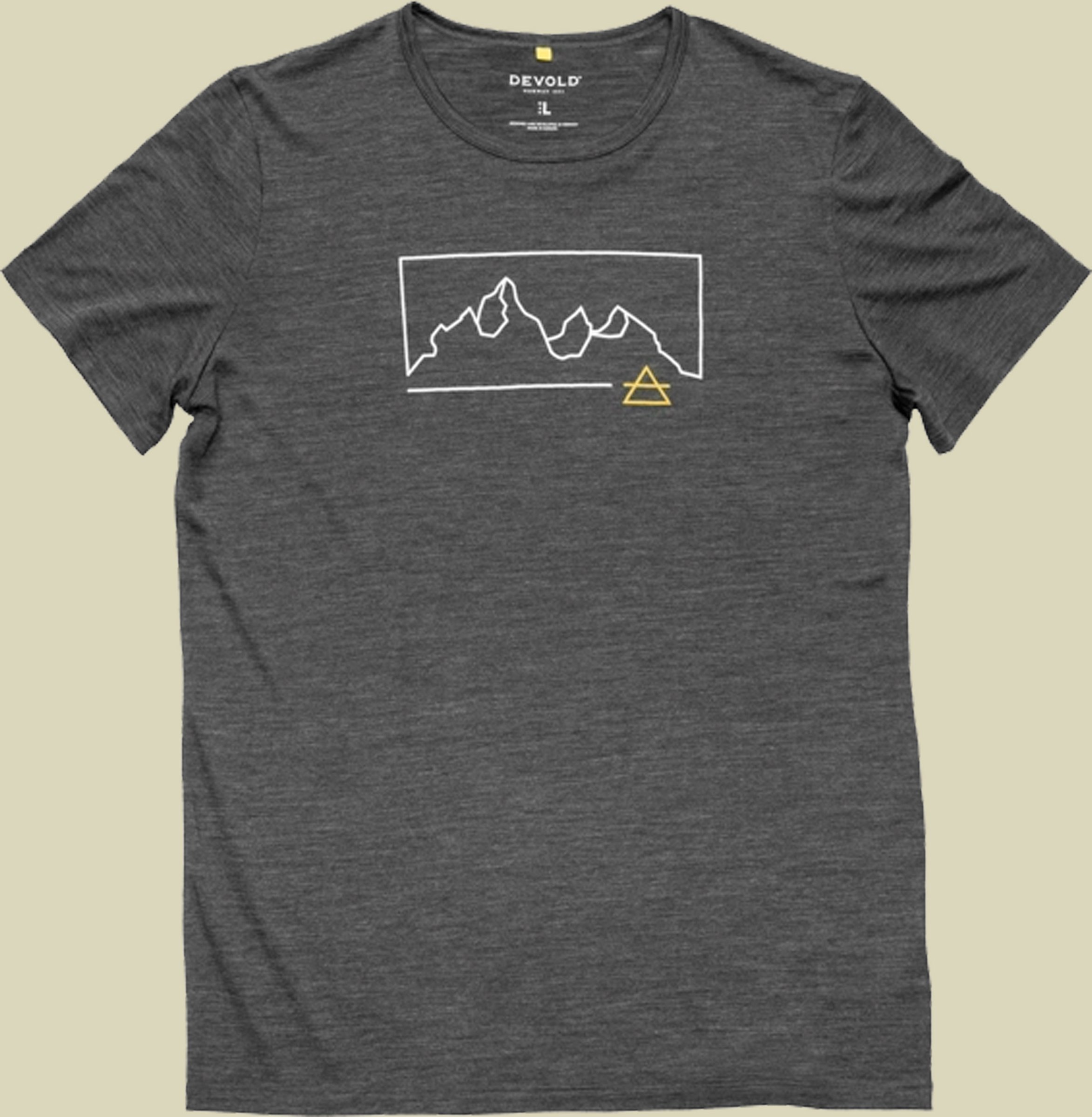 Active Outline Tee Man XXL grau - anthracite