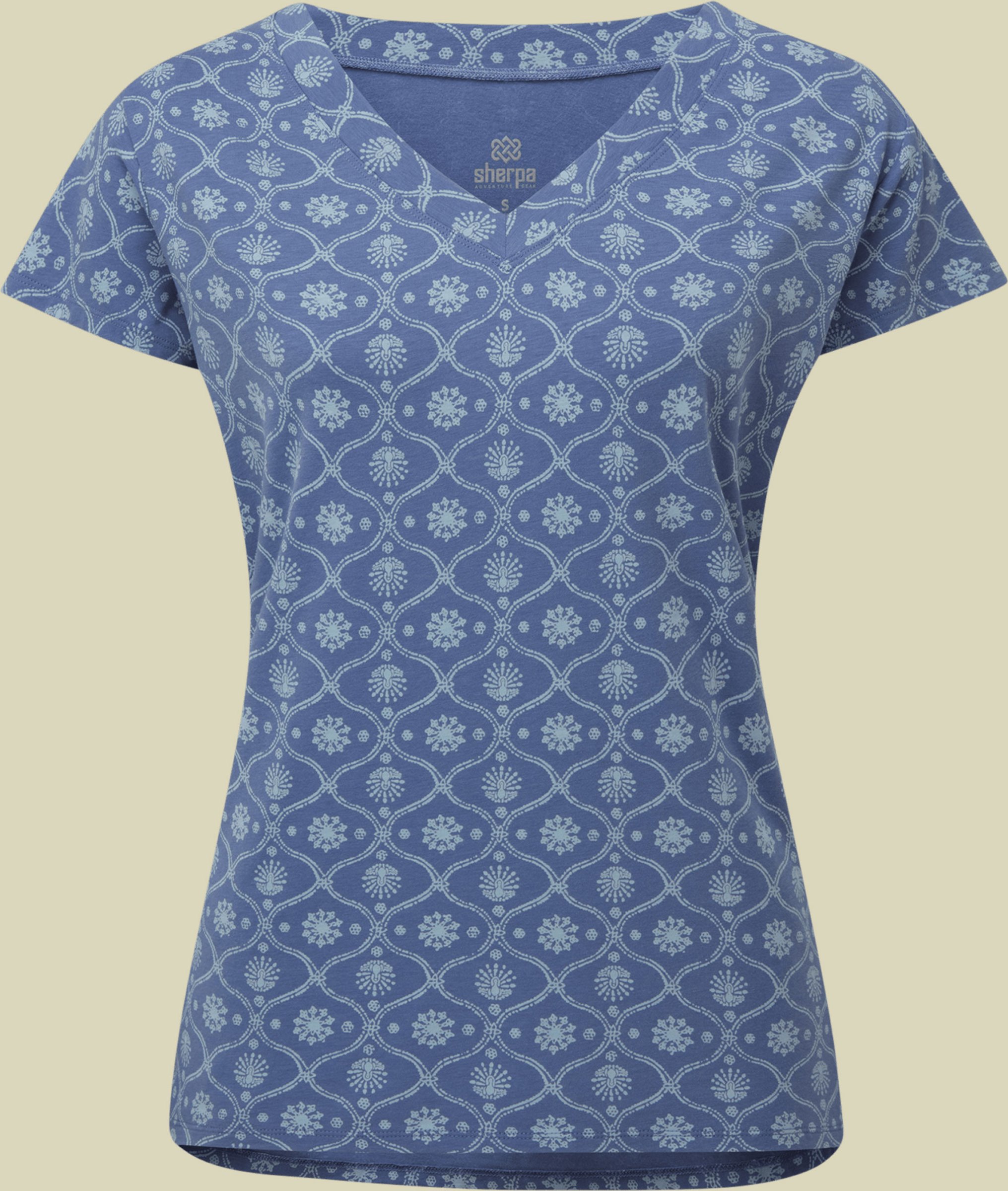 Neha V-Neck Tee Women blau L - Farbe seaport blue sublime
