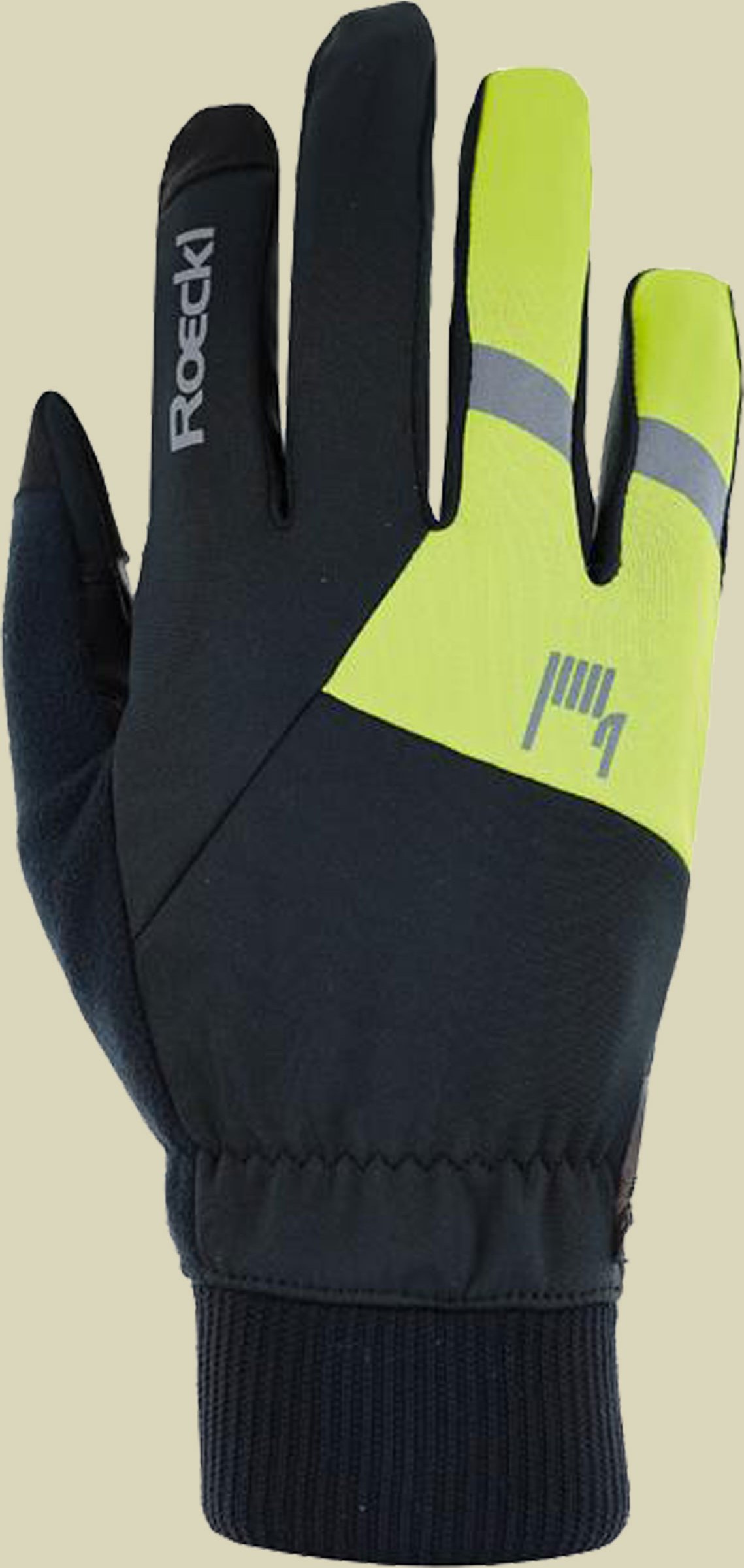 Rofan 2 schwarz 7,5 - black/fluo yellow