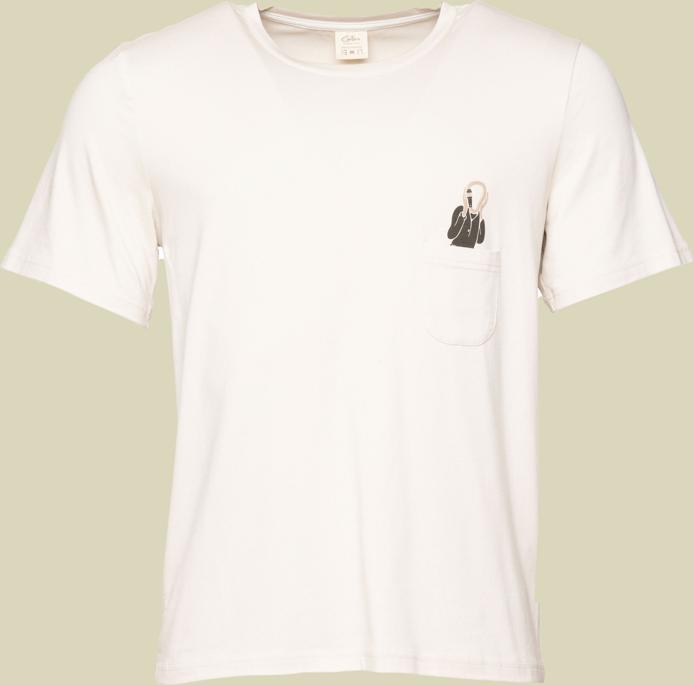 Scary Scream T-Shirt Men L beige - sand