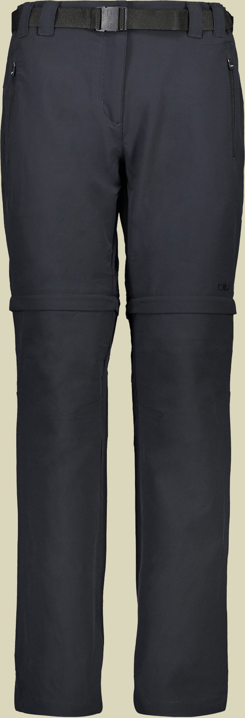 Thumbnail - Woman Pant Zip Off Stretch 3T51446CF U423 antracite-nero 34 (kurz C17) Farbe antracite-nero