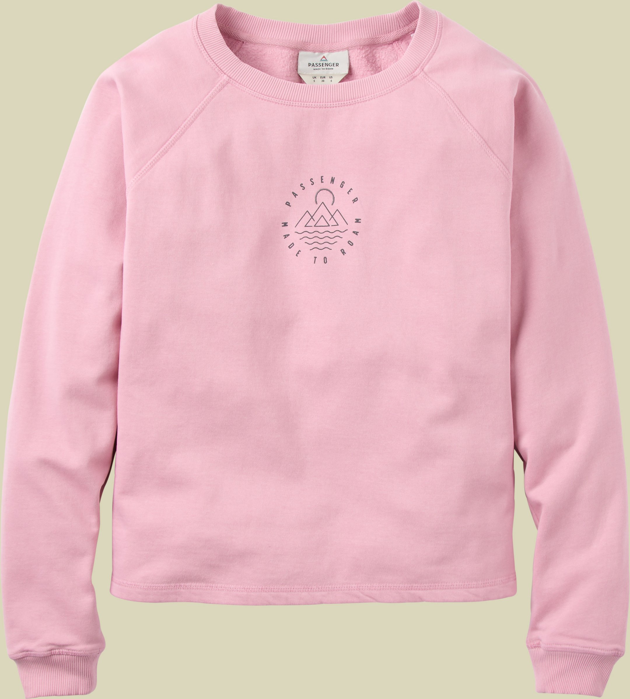 Remote Recycled Cotton Sweatshirt Women L pink - pink haze