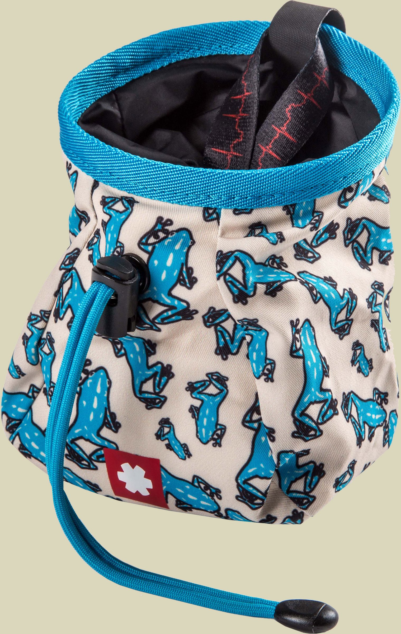 Lucky Kid + Belt frog blue one size