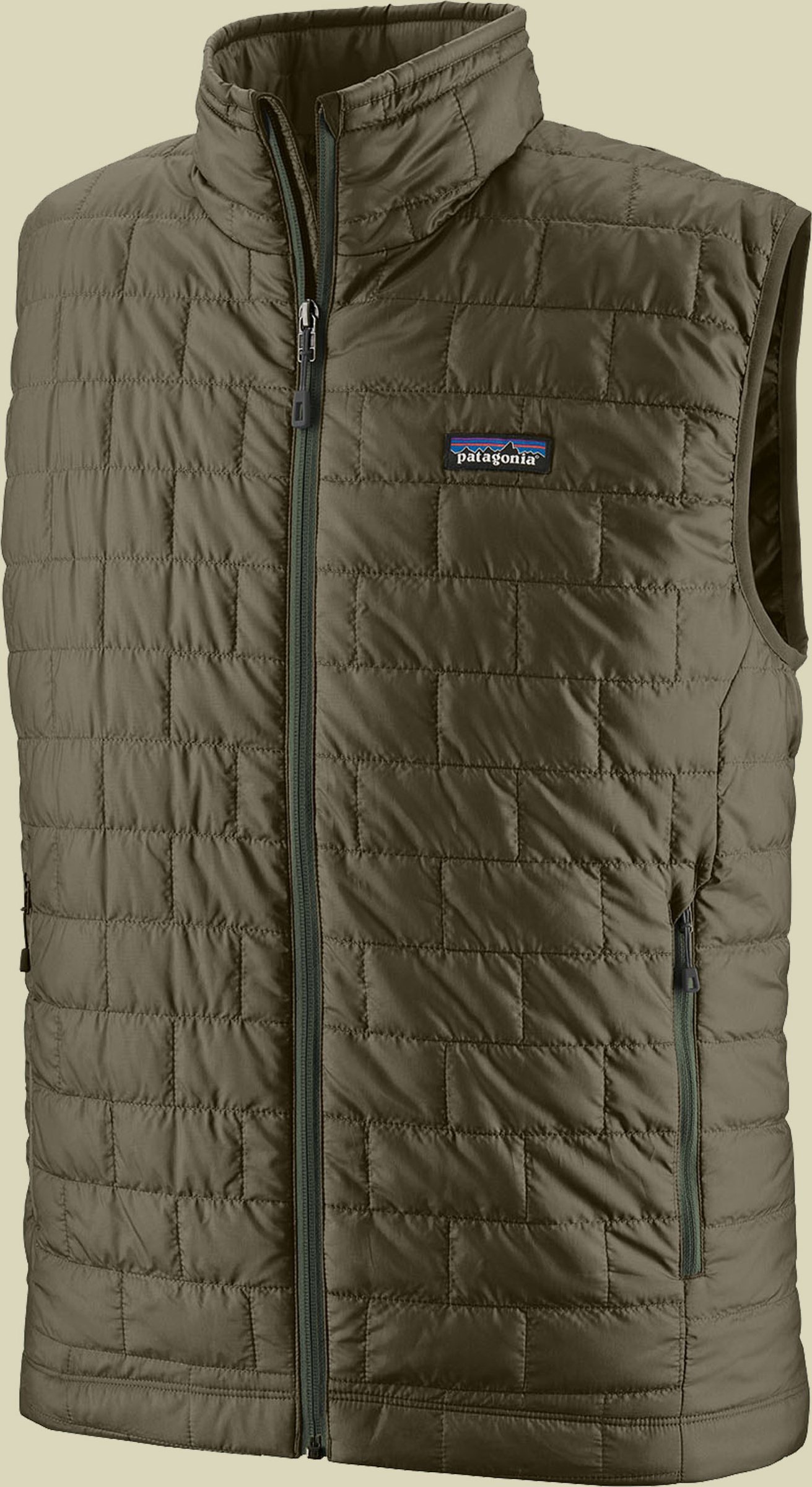 Nano Puff Vest Men grün S - Farbe basin green w/tent green