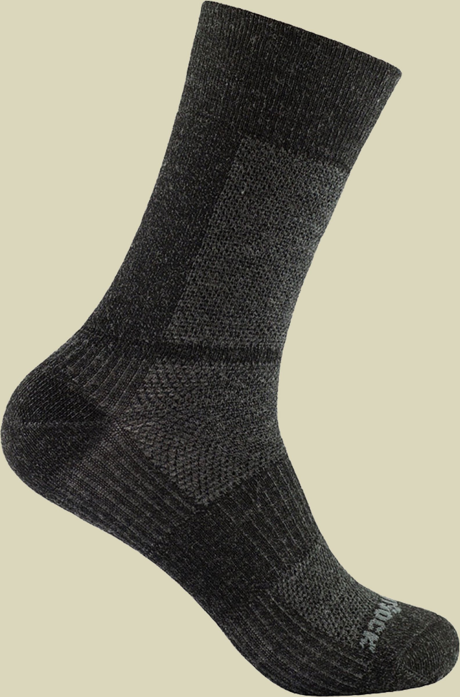 Merino Coolmesh II Crew Größe 37,5-41 (M) Farbe grey black