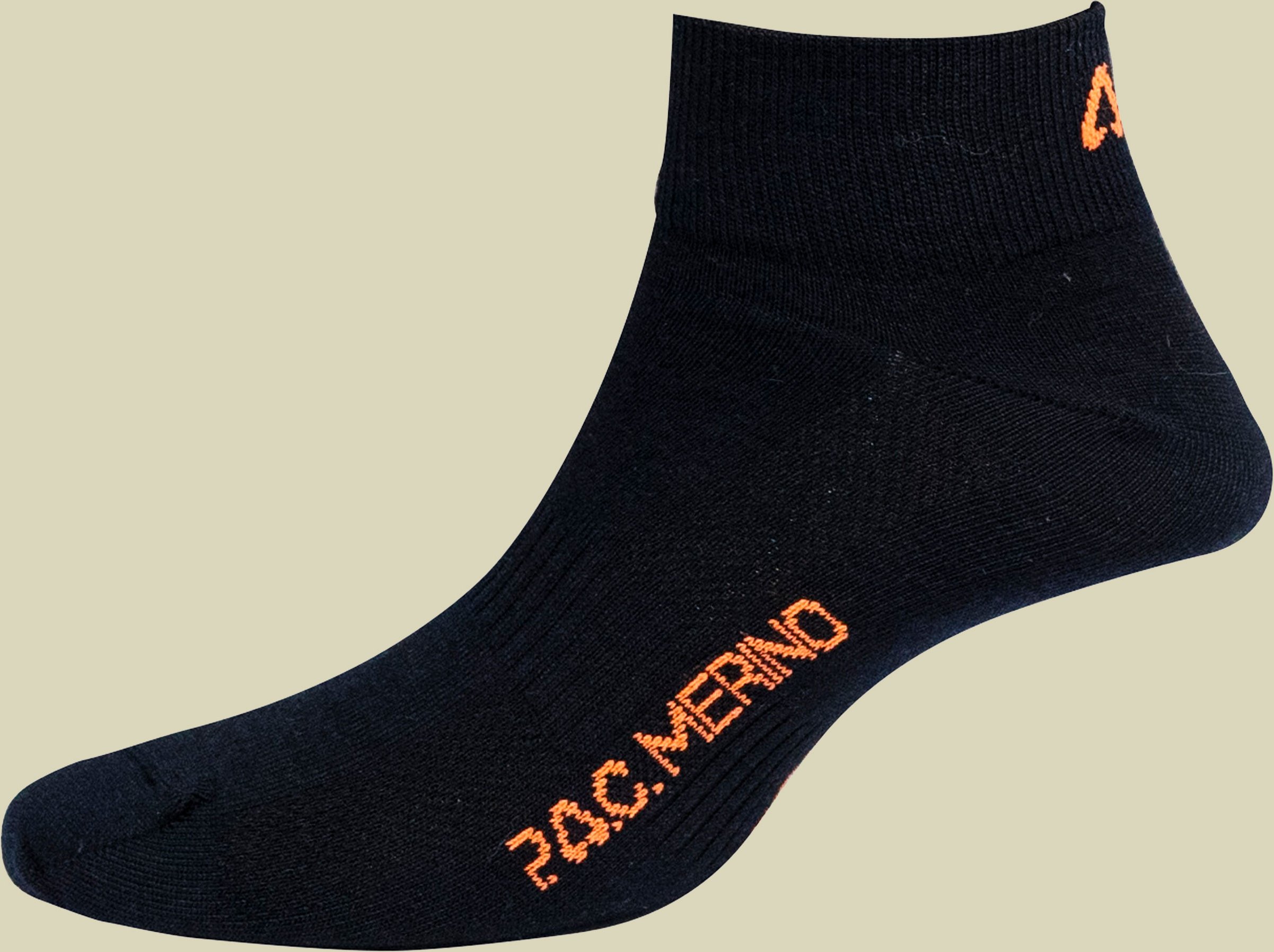 Thumbnail - P.A.C. SP Merino Quarter Unisex 43-47 schwarz - black