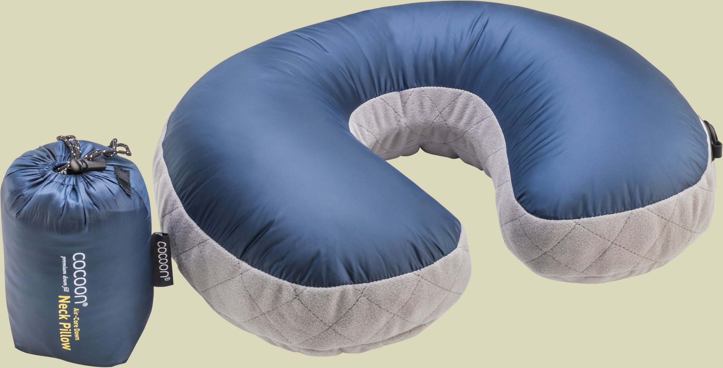 Air-Core Daunen Nackenstütze Größe one size Farbe dark indigo/grey