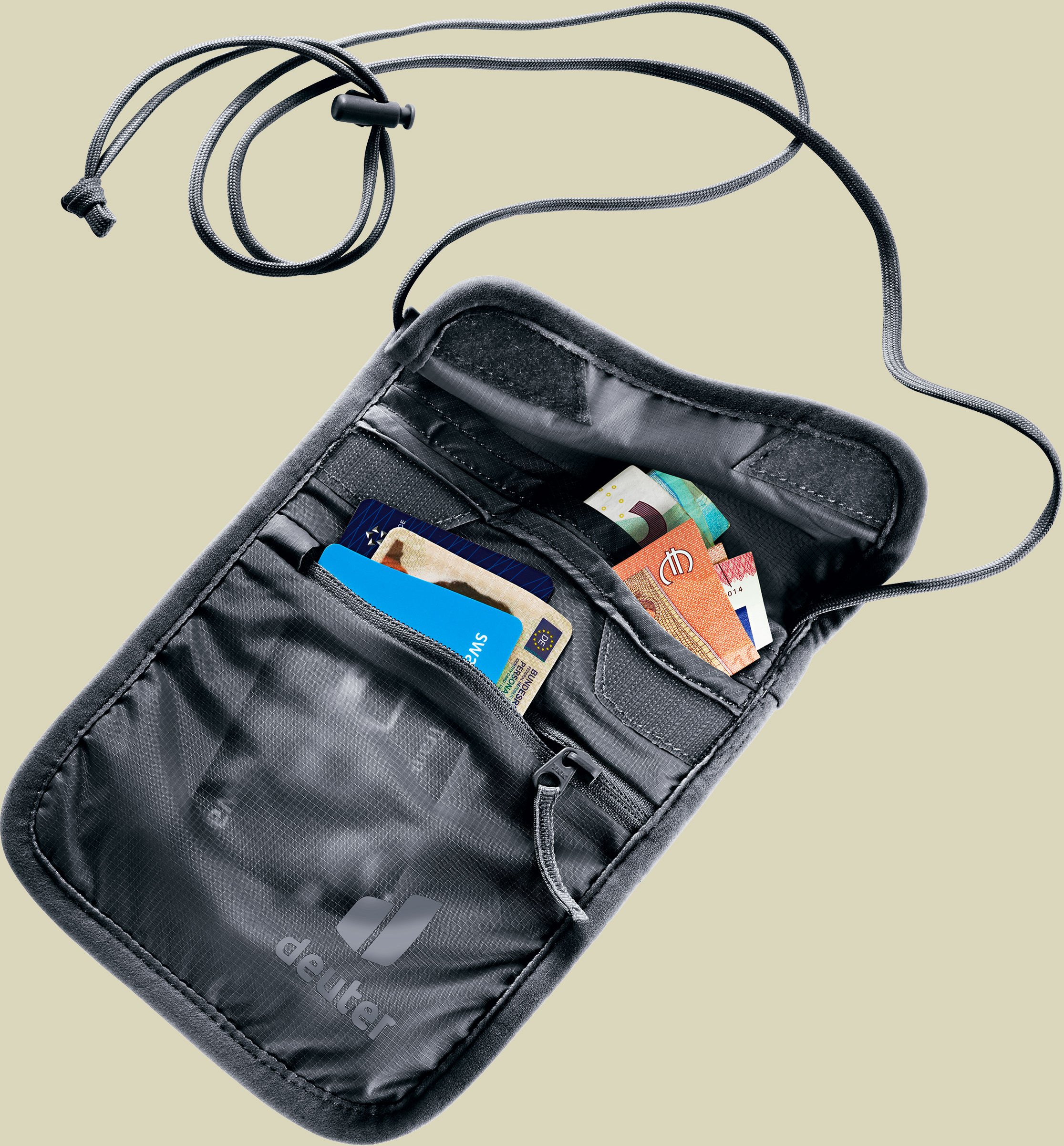 Security Wallet II schwarz one size - black