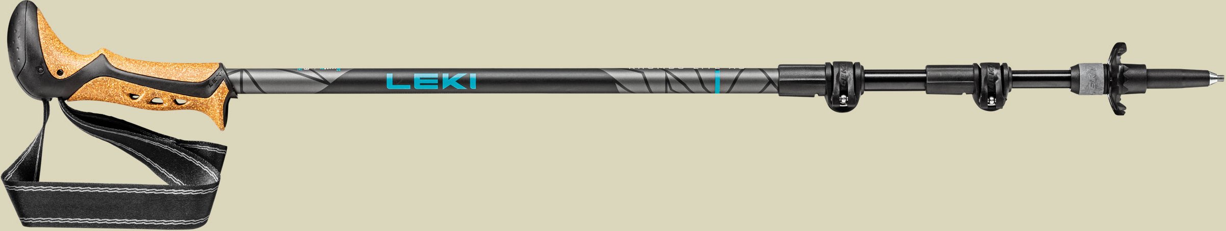 Khumbu Lite AS Länge 100 - 135 cm Farbe black - petrol - dark anthracite