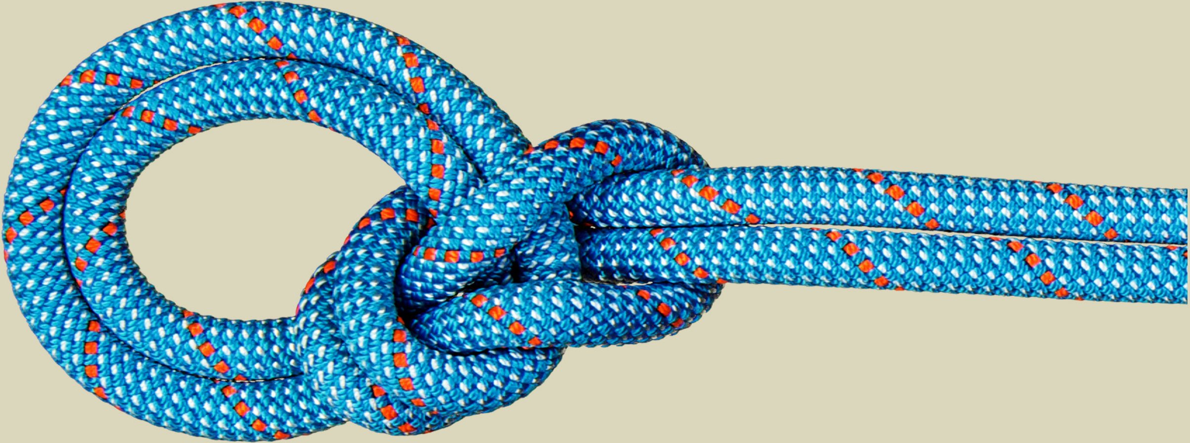 9.8 Crag Classic Rope 50 m mint - Farbe ice mint-white