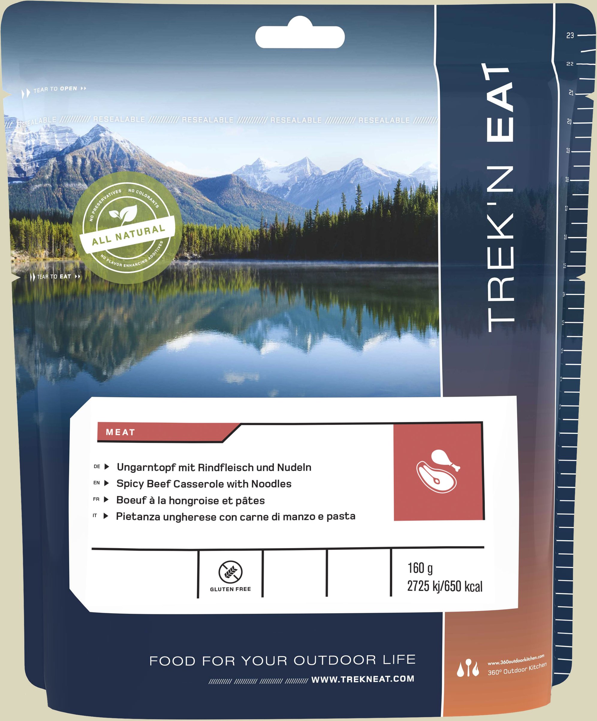 Ungarntopf mit Rind und Nudeln 160g Inhalt: 160g