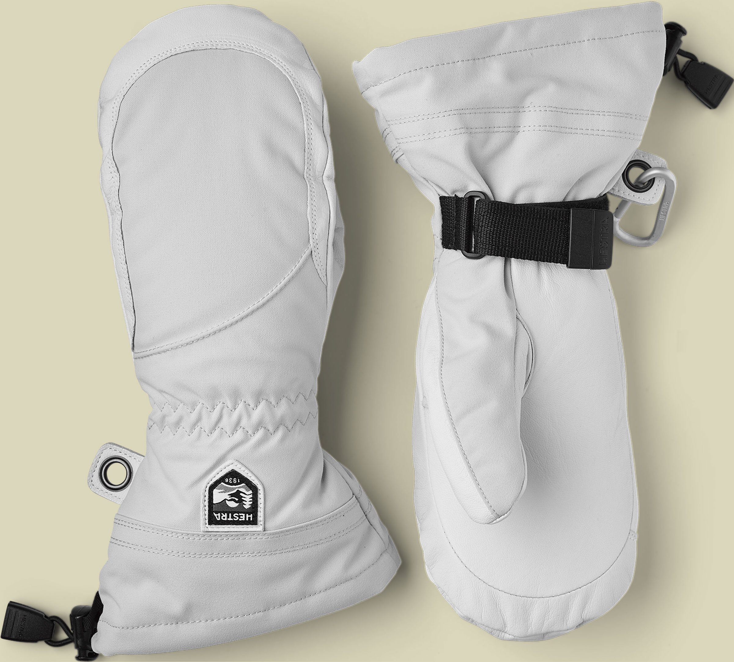Heli Ski Female Mitt Größe 5 Farbe pale grey/offwhite