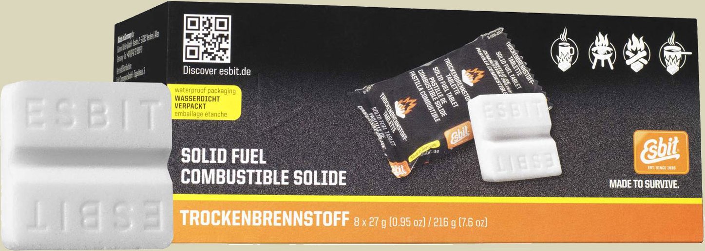 Brennstofftabletten 8 Stück 8 x 27g