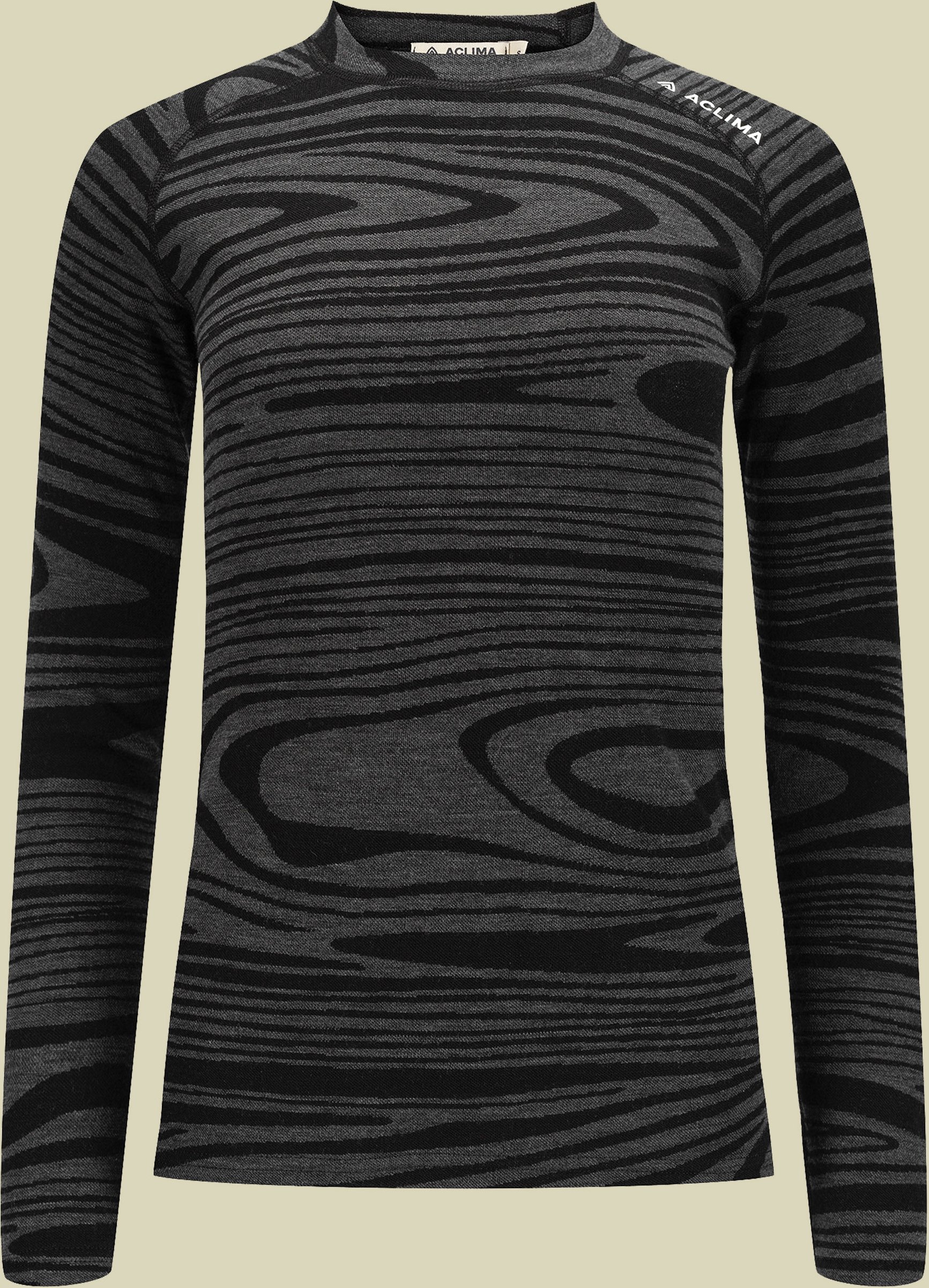 WarmWool Crew Neck Woman schwarz L - black motion
