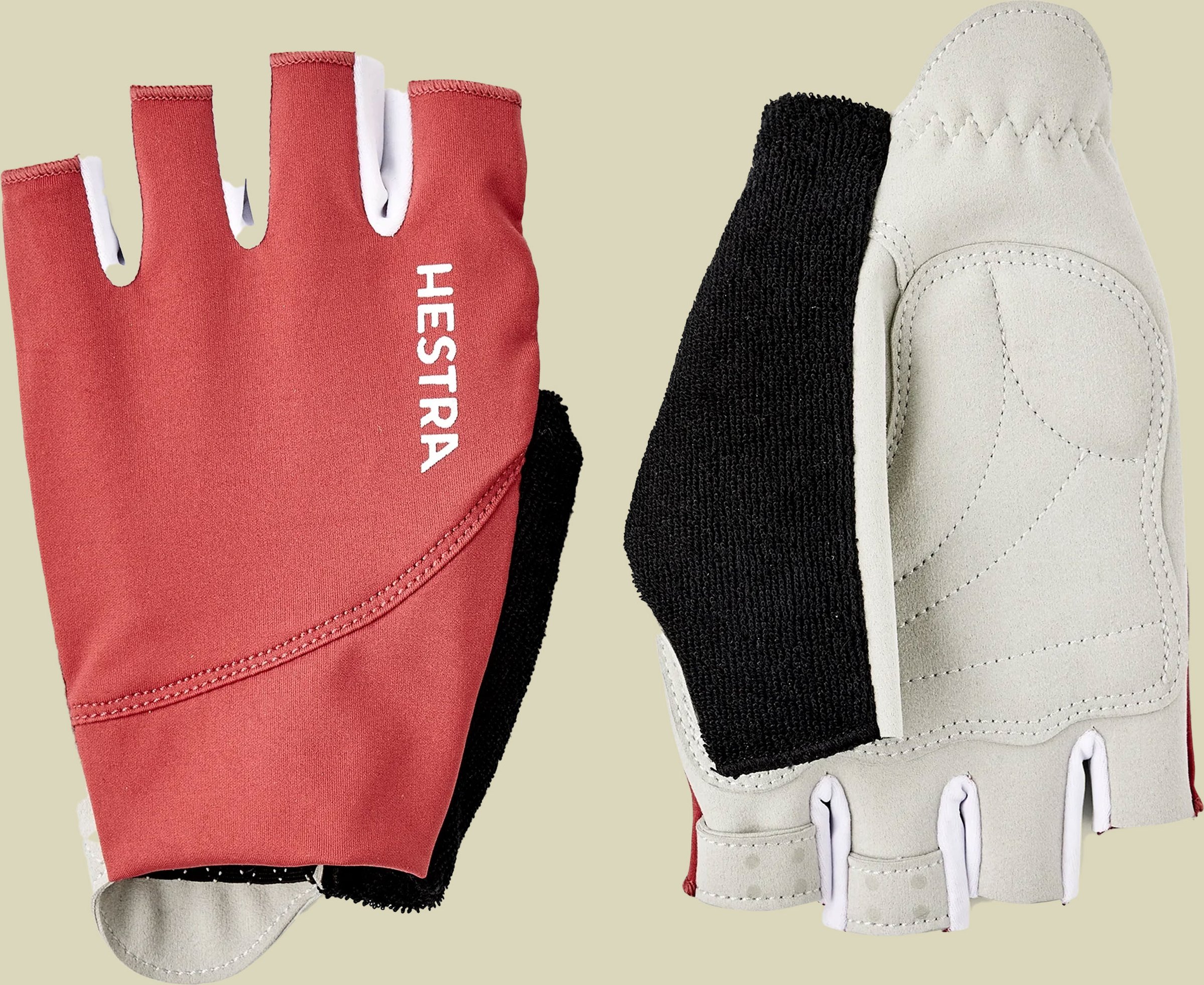 Spiro Short – 5 finger unisex 8 mehrfarbig II - Farbe rust/light grey