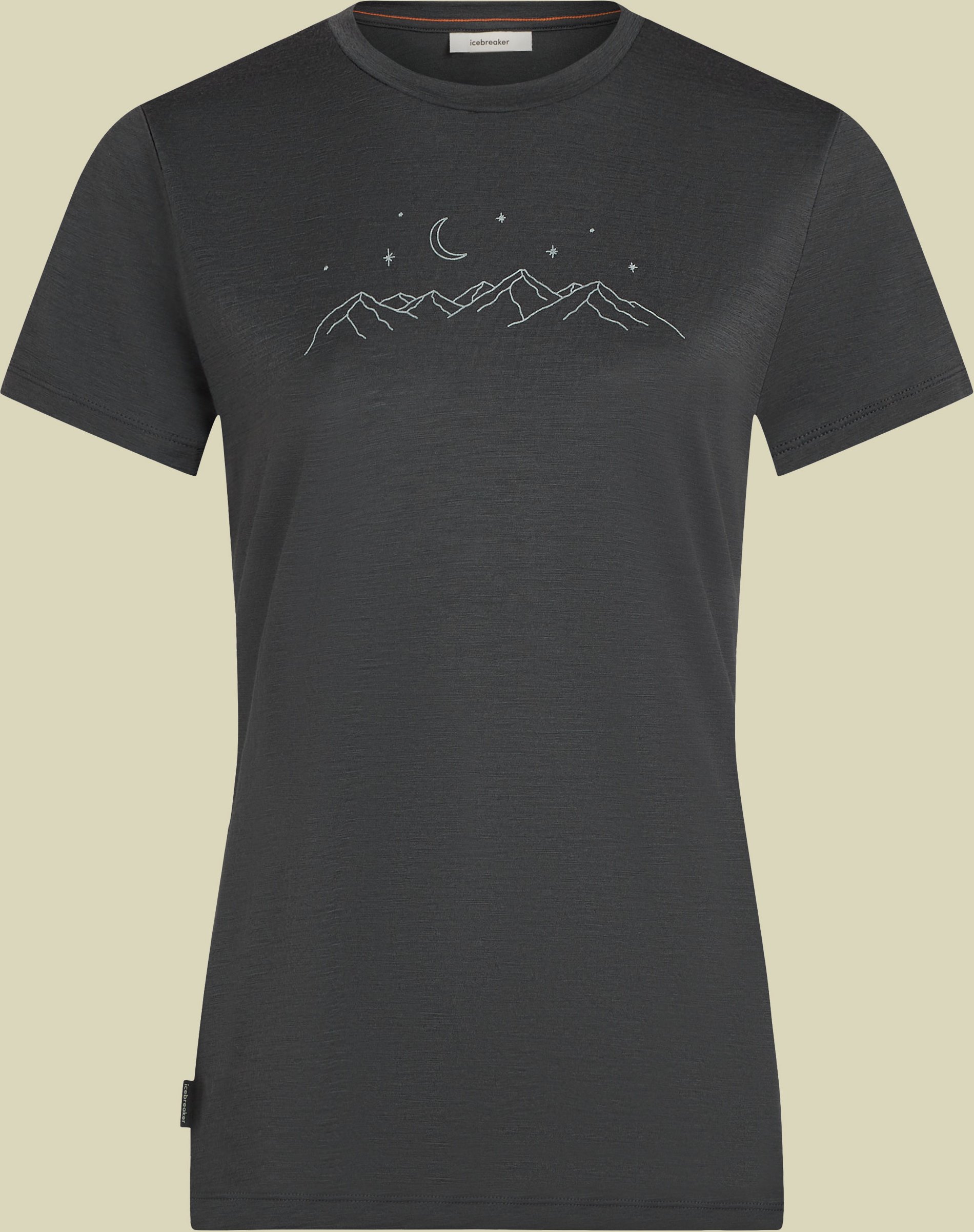 Merino 150 Tech Lite SS Tee Sparkling Stars Women XL grau - obsidian