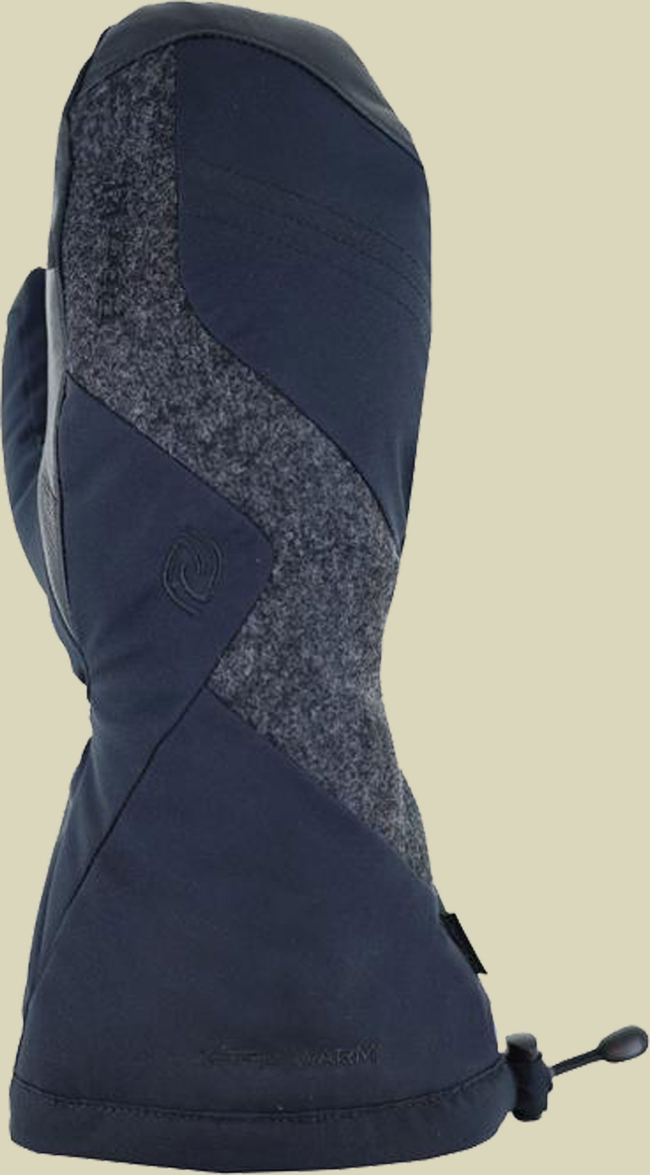 Serfaus Mitten Größe 9,5 Farbe black/graphite mélange