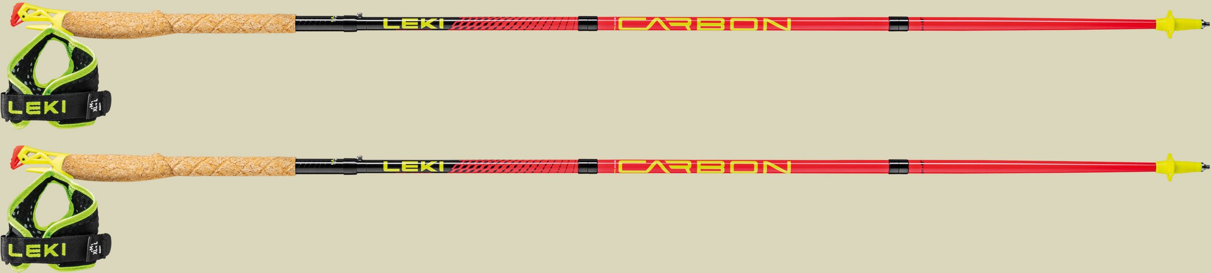 Ultratrail FX.One bright red - black - neongelb 105 cm