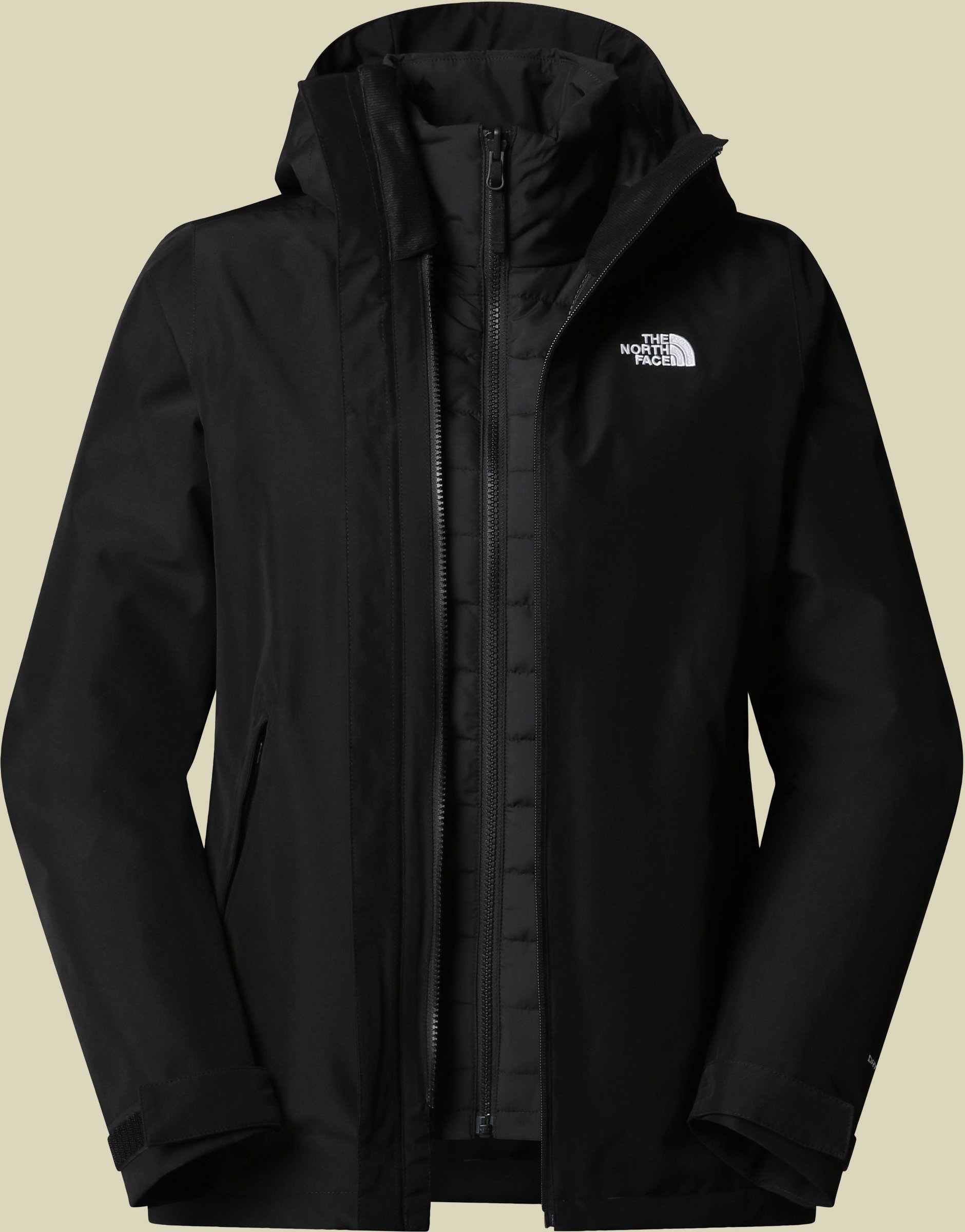 Carto Mono Triclimate Hooded Jacket Women L schwarz - TNF black