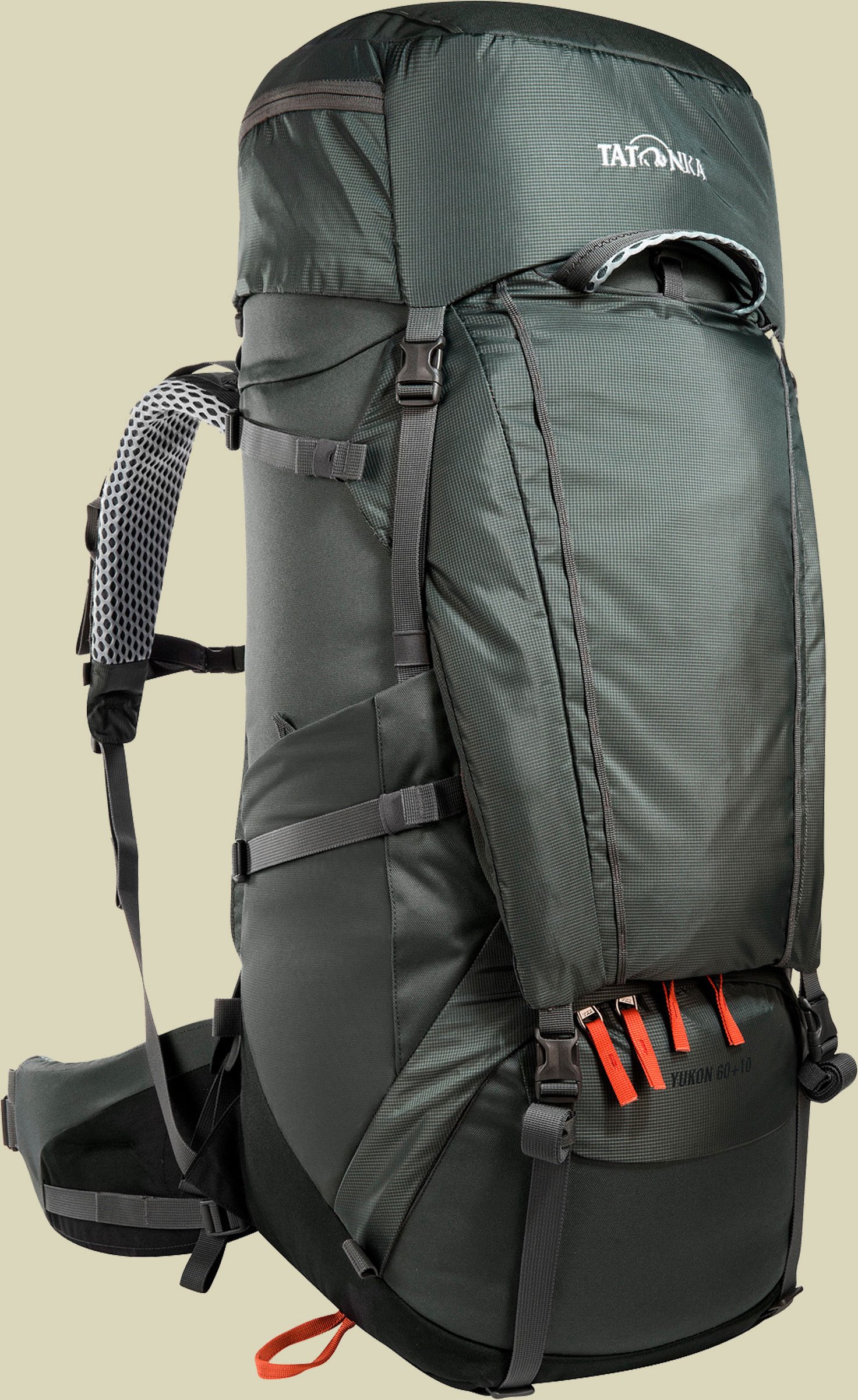 Yukon 60+10 grau 60 L + 10 L - Farbe titan grey
