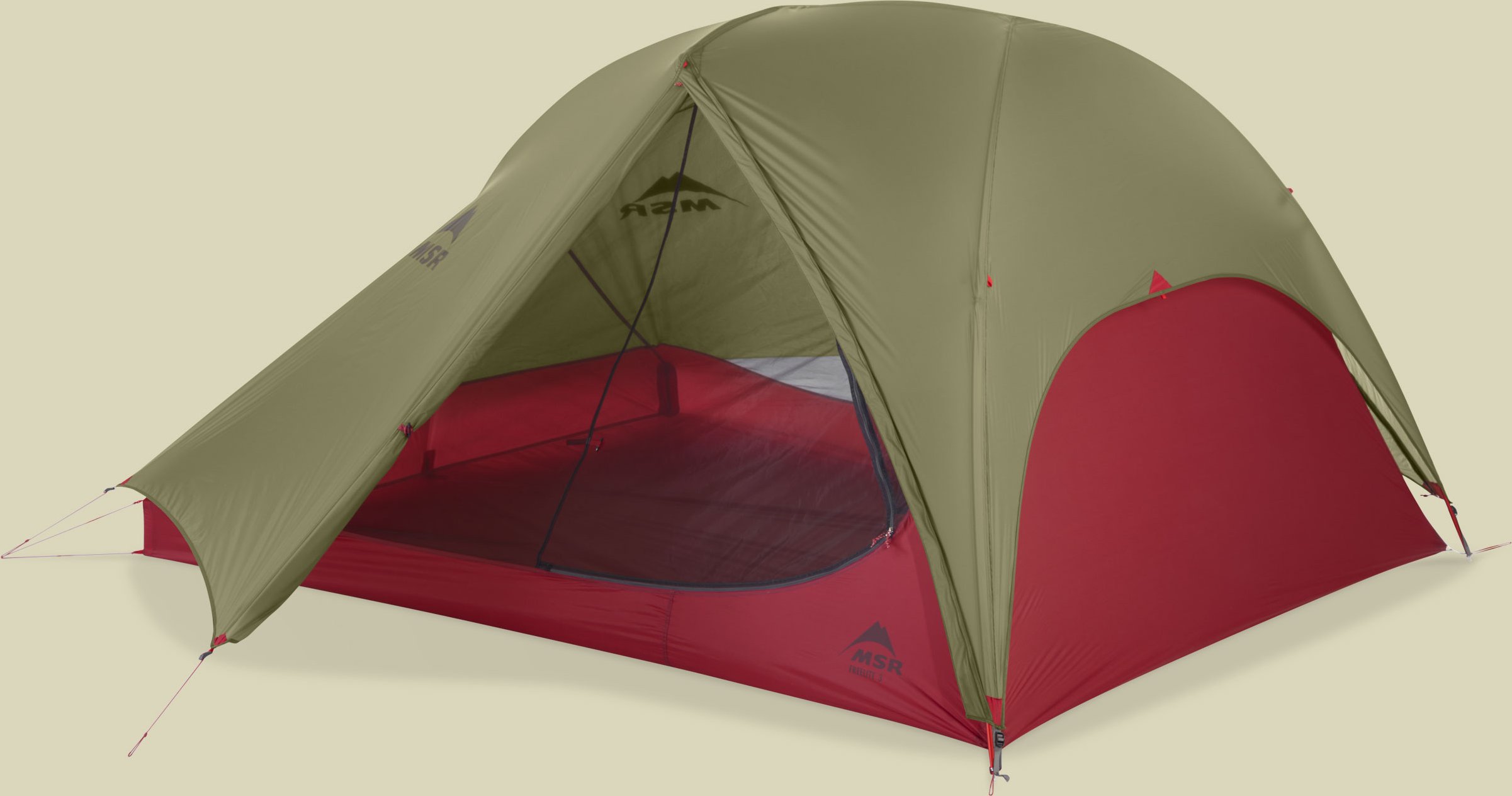 FreeLite 3 Tent V3 3-Personenzelt Farbe: green