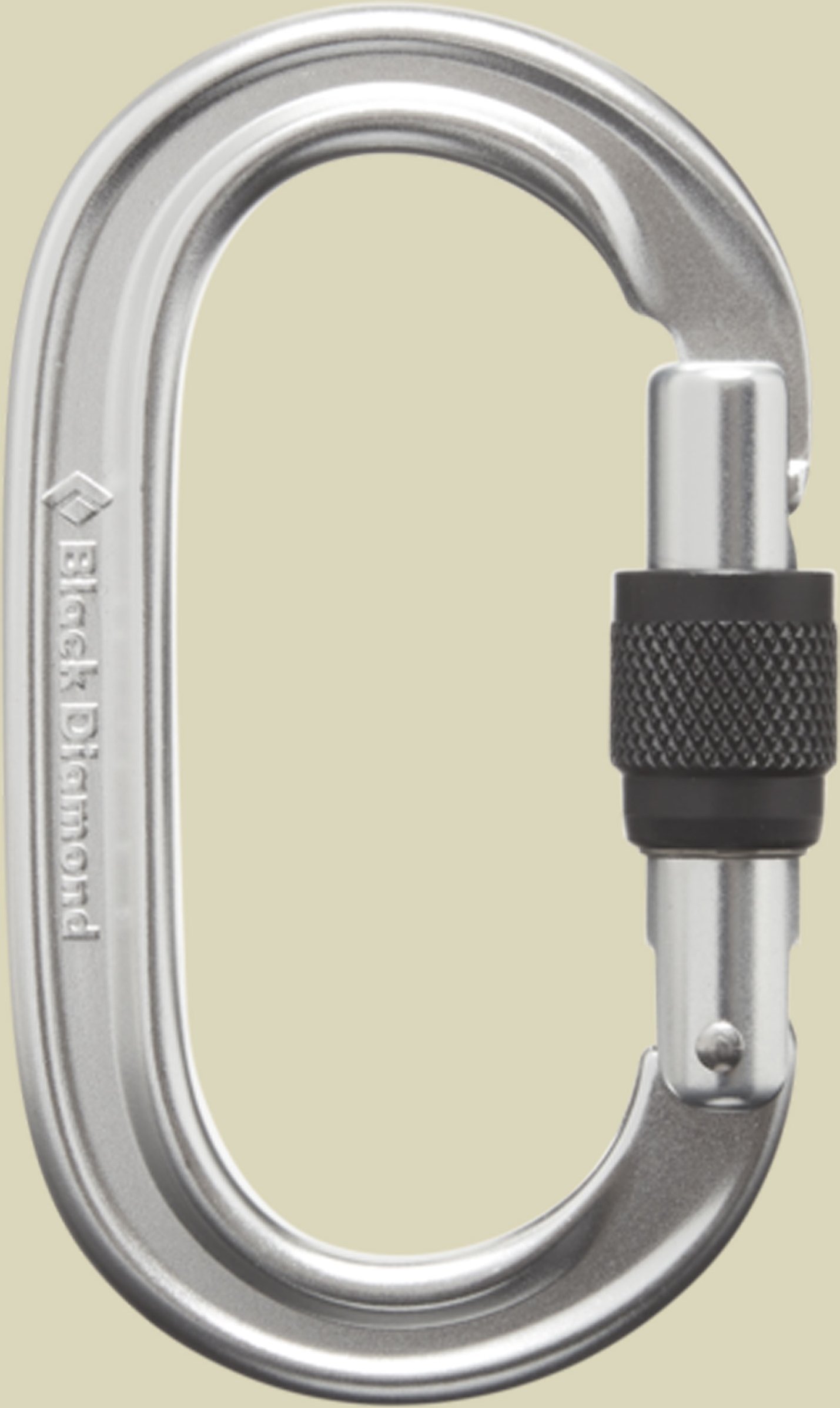 Oval Keylock Screwgate Karabiner Farbe polished