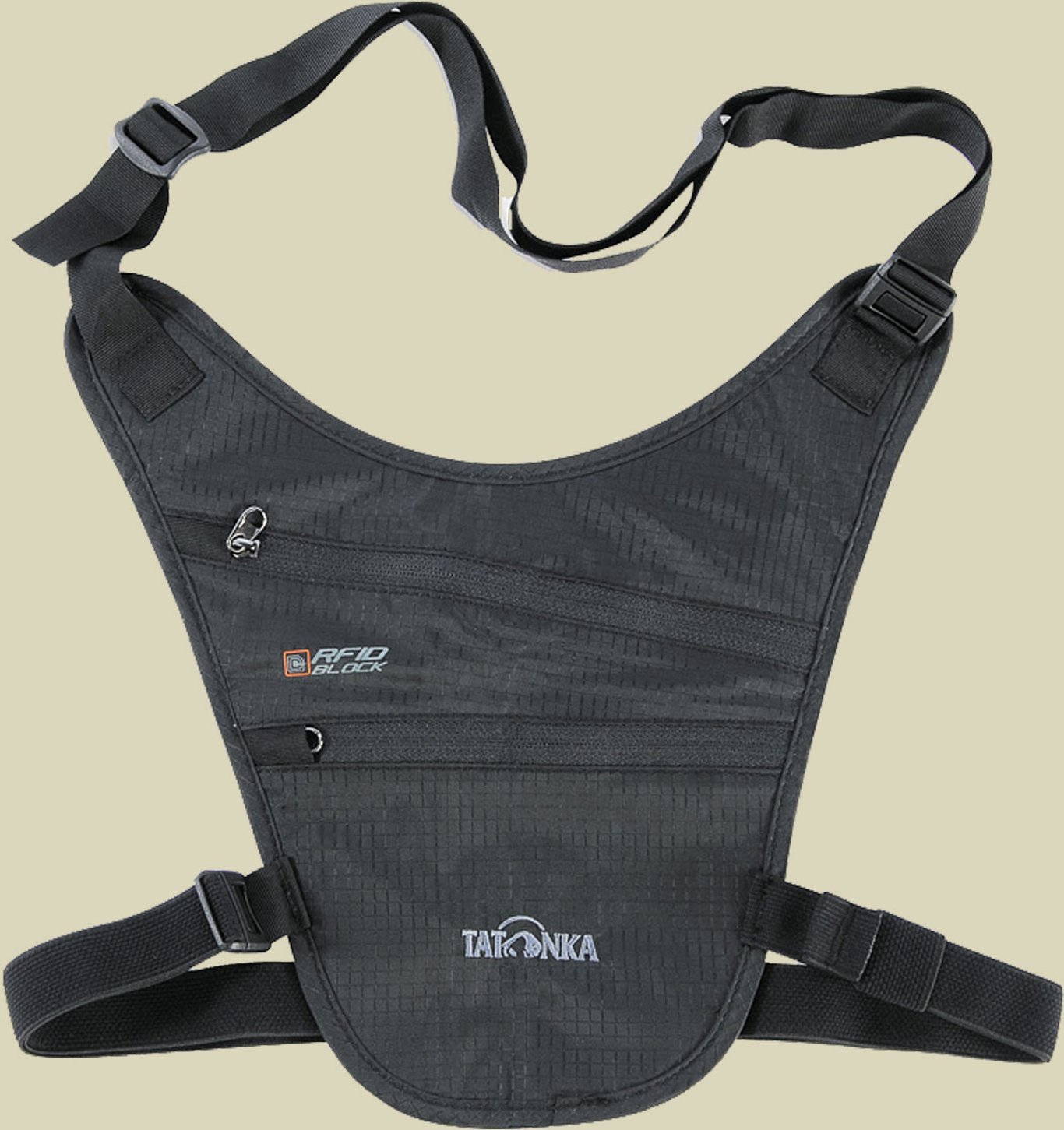 Skin Chest Holster RFID one size Farbe black