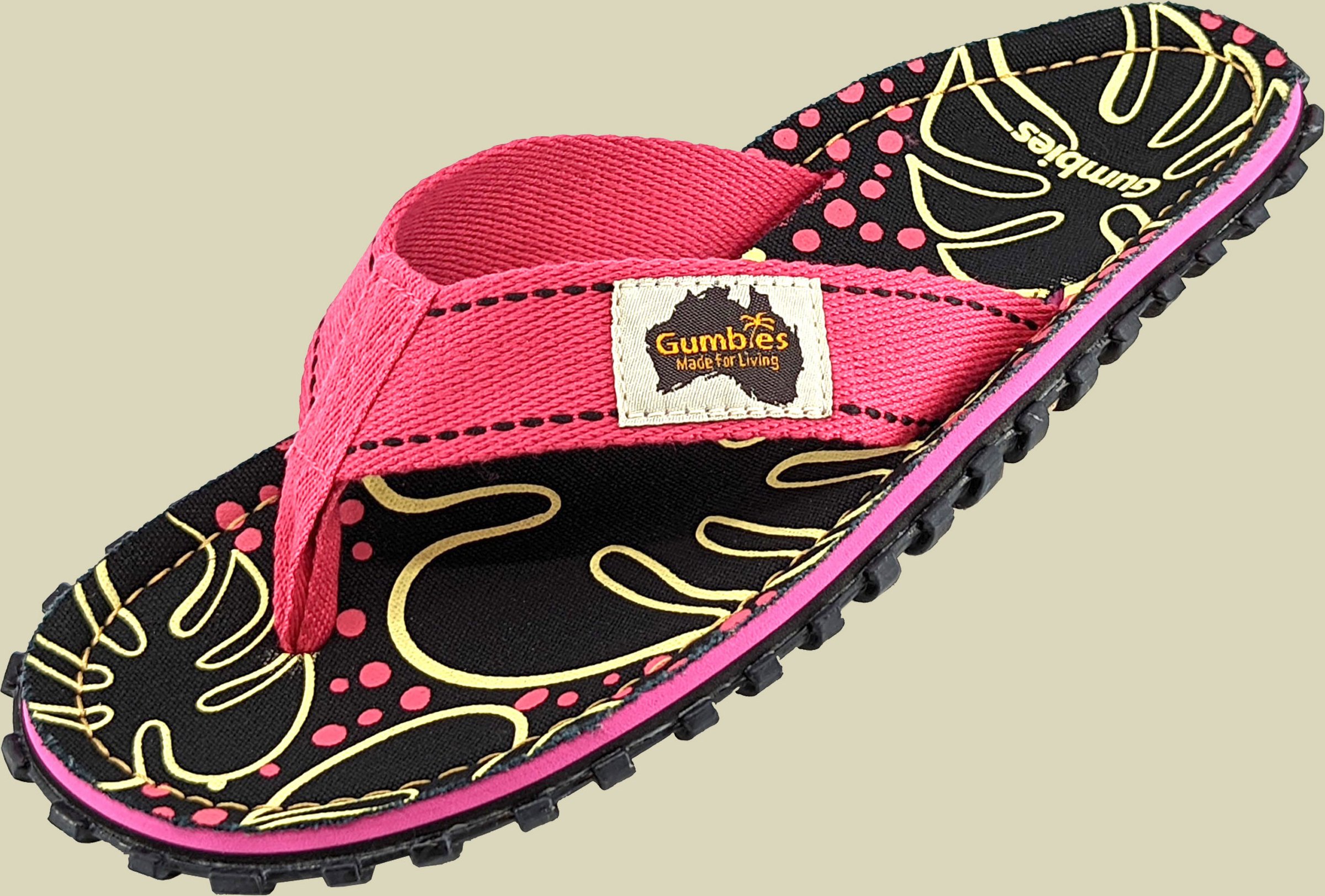 Original Islander Women schwarz-pink UK 4 - Farbe tropical black