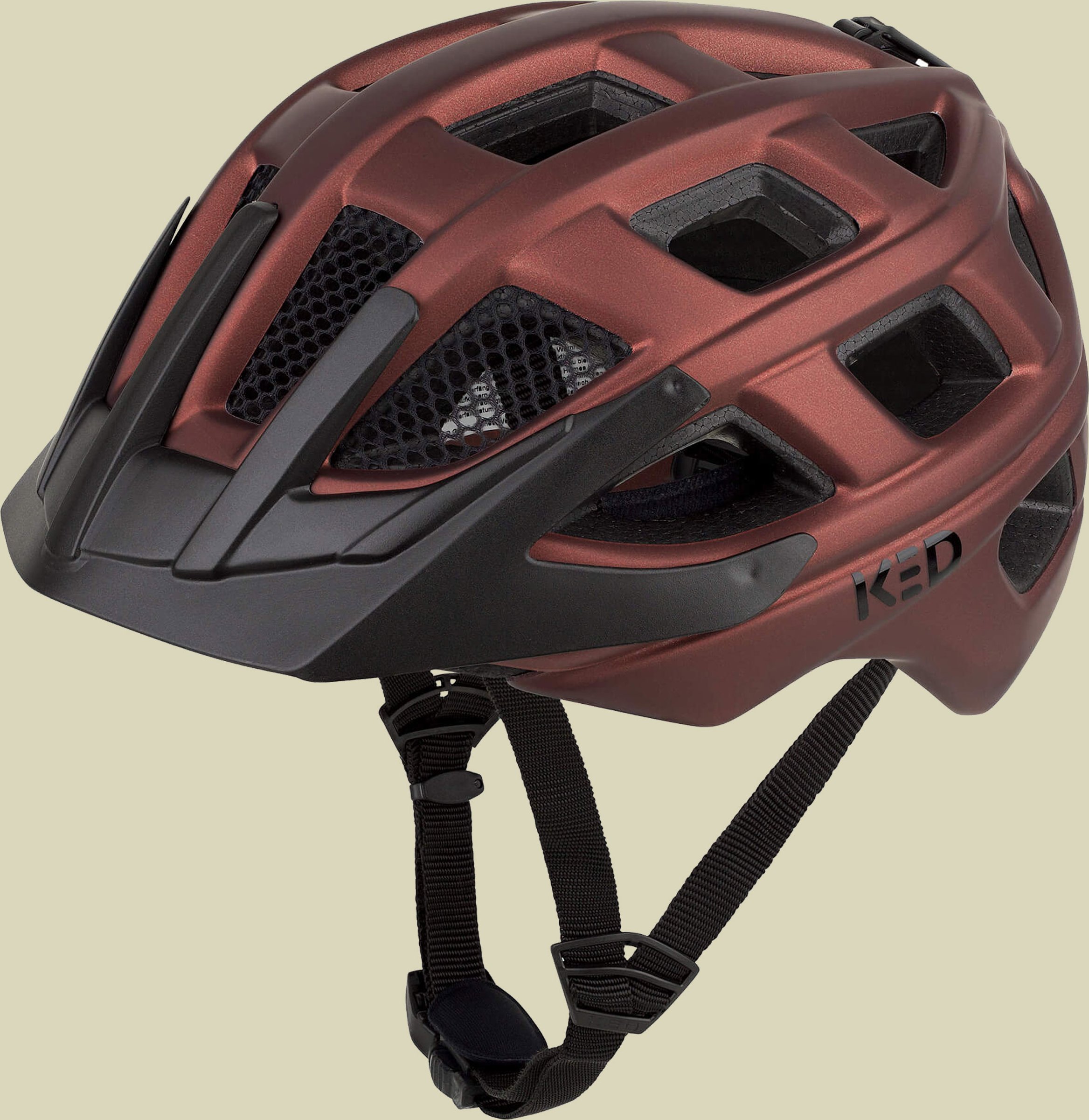 Kailu braun M 53-59 cm - Farbe maroon red matt