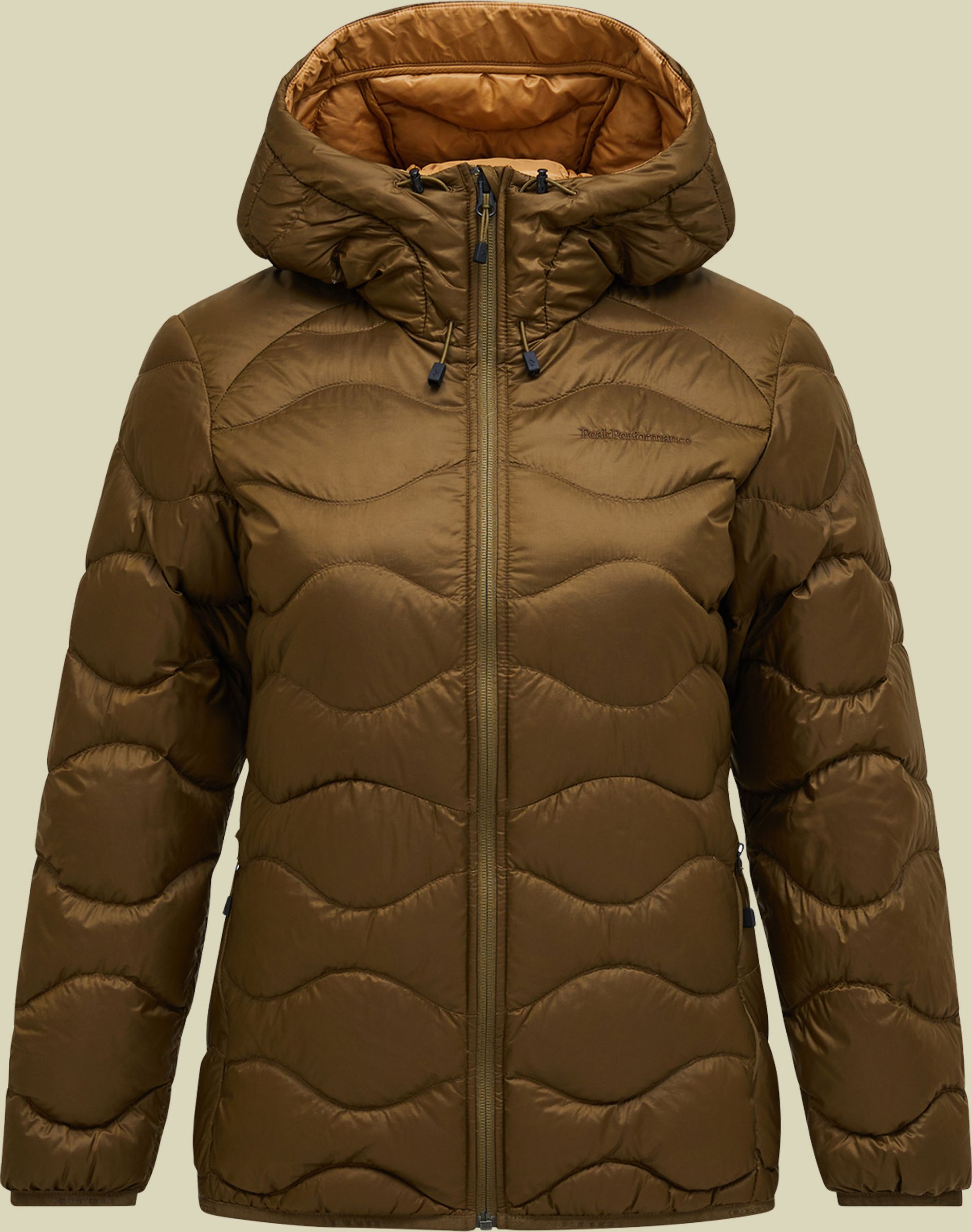 Thumbnail - Helium Down Hood Jacket Women grün M - meadow moss SI