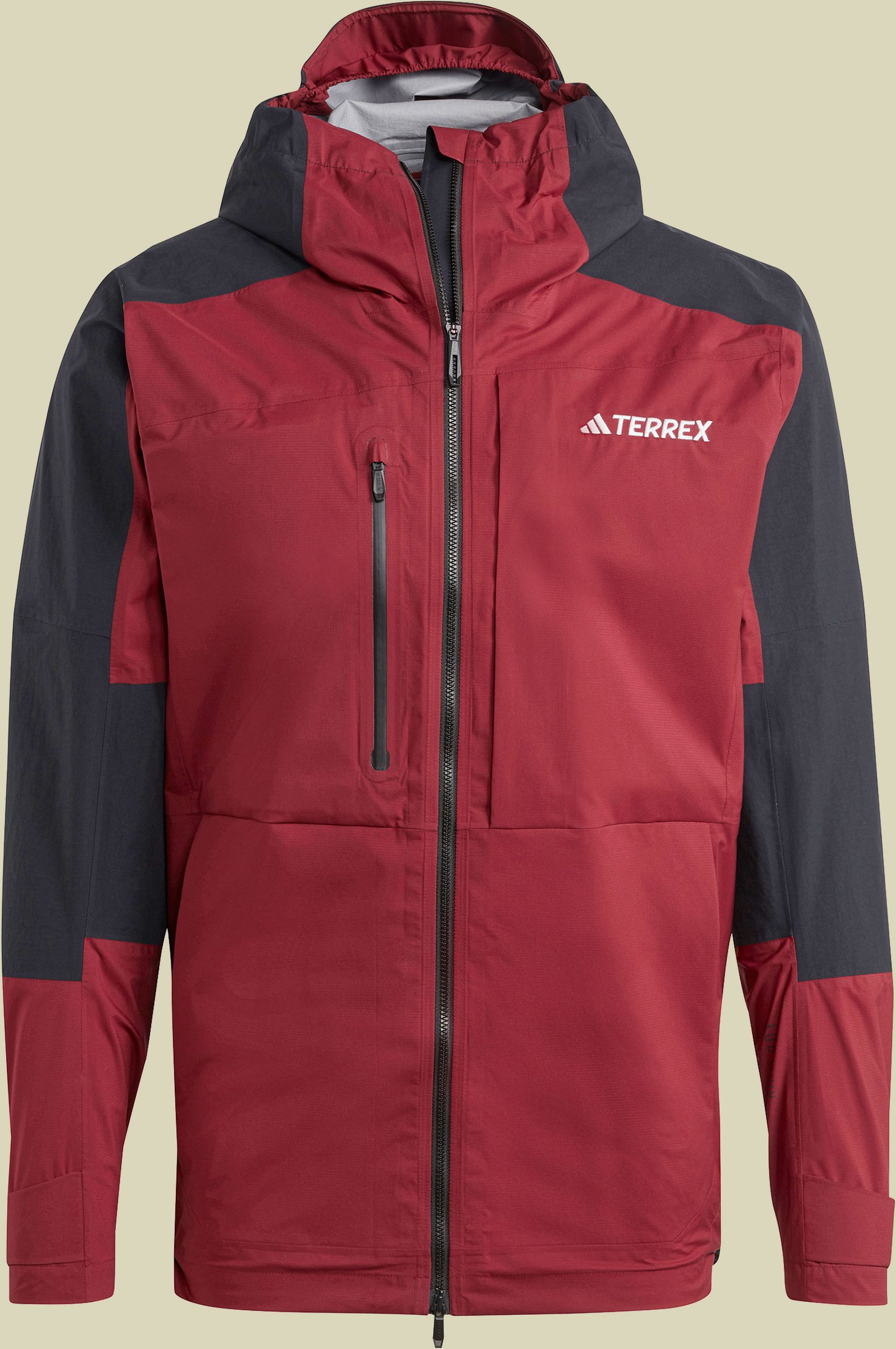 Terrex XPloric Rain.Ready Jacket Men Größe L Farbe shadow red/black