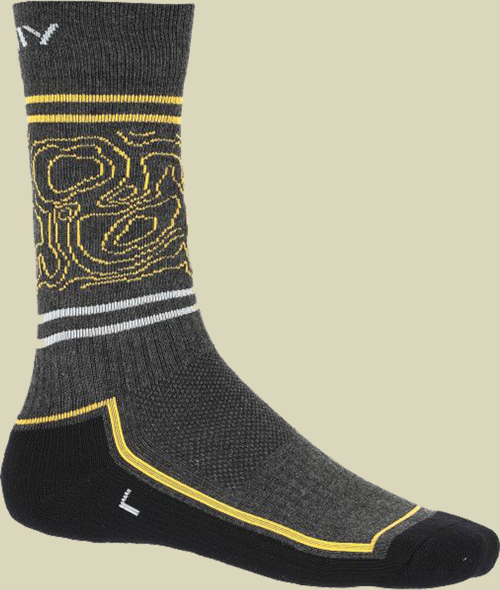 Boosocks Heavy Man 39-41 mehrfarbig - Farbe dark grey/yellow