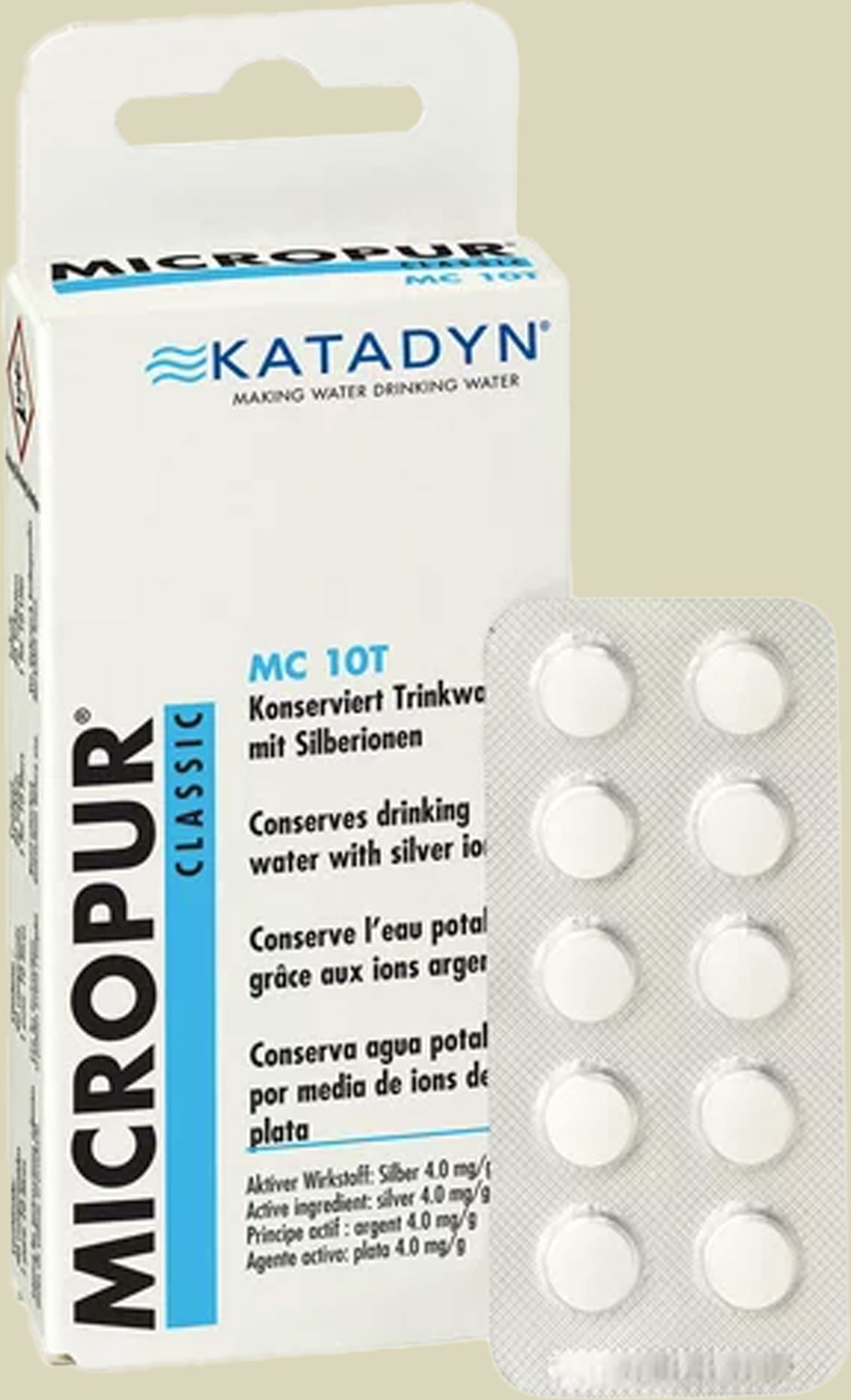 Katadyn Micropur Classic MC 10T (Tabletten)