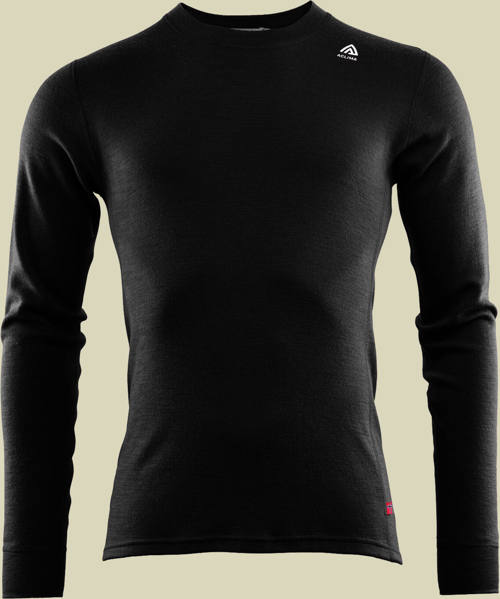 WarmWool Crew Neck Man jet black XXXL